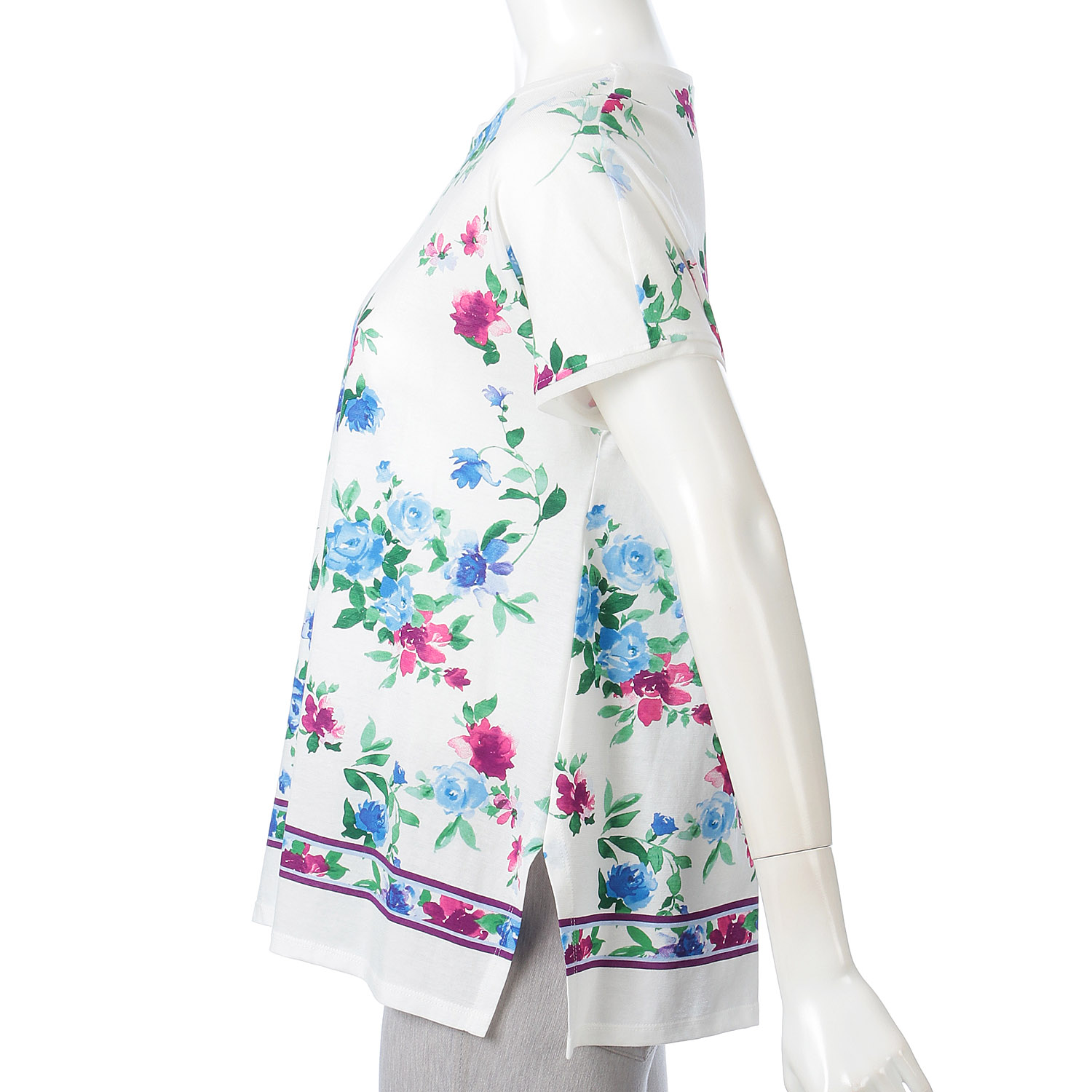 LAPIS ROUGE パネルプリントプルオーバー - 画像4