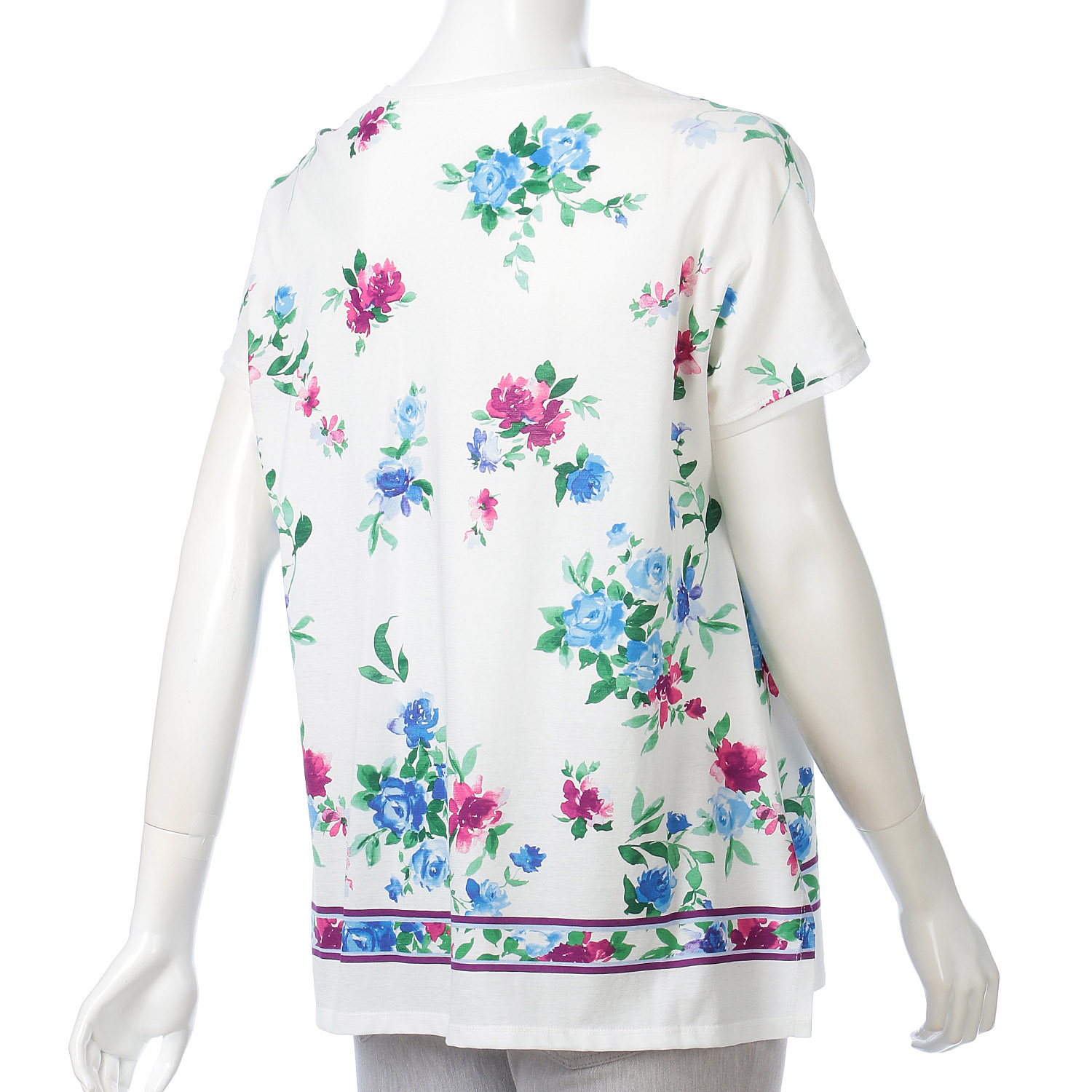 LAPIS ROUGE パネルプリントプルオーバー - 画像5