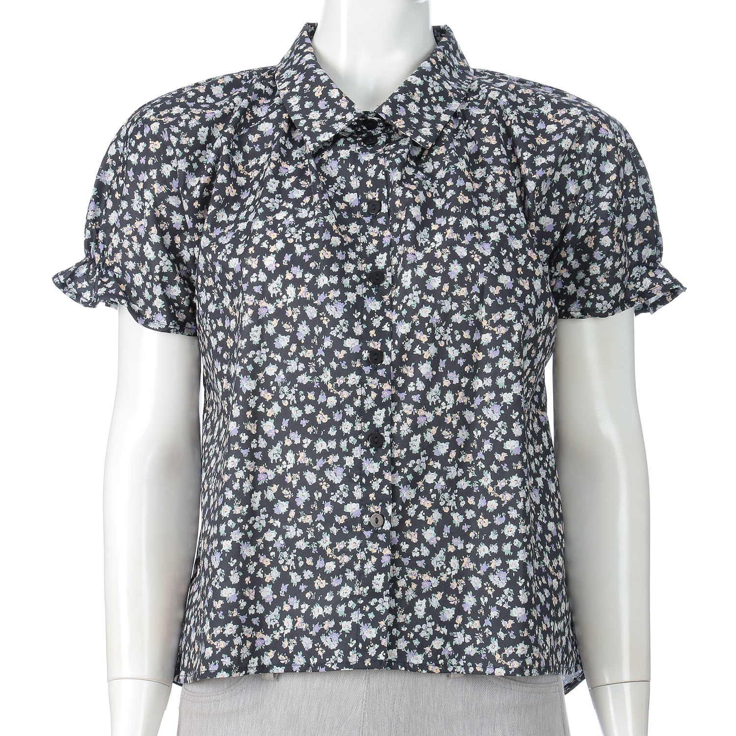 LAPIS ROUGE 小花柄ブラウス - 画像7