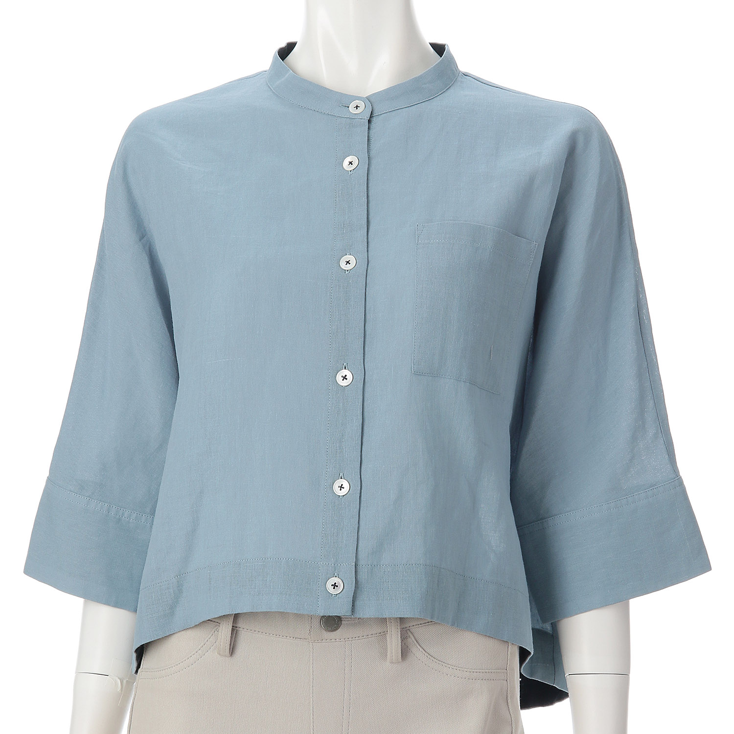 LAPIS ROUGE 綿麻ドルマンジャケット - 画像7