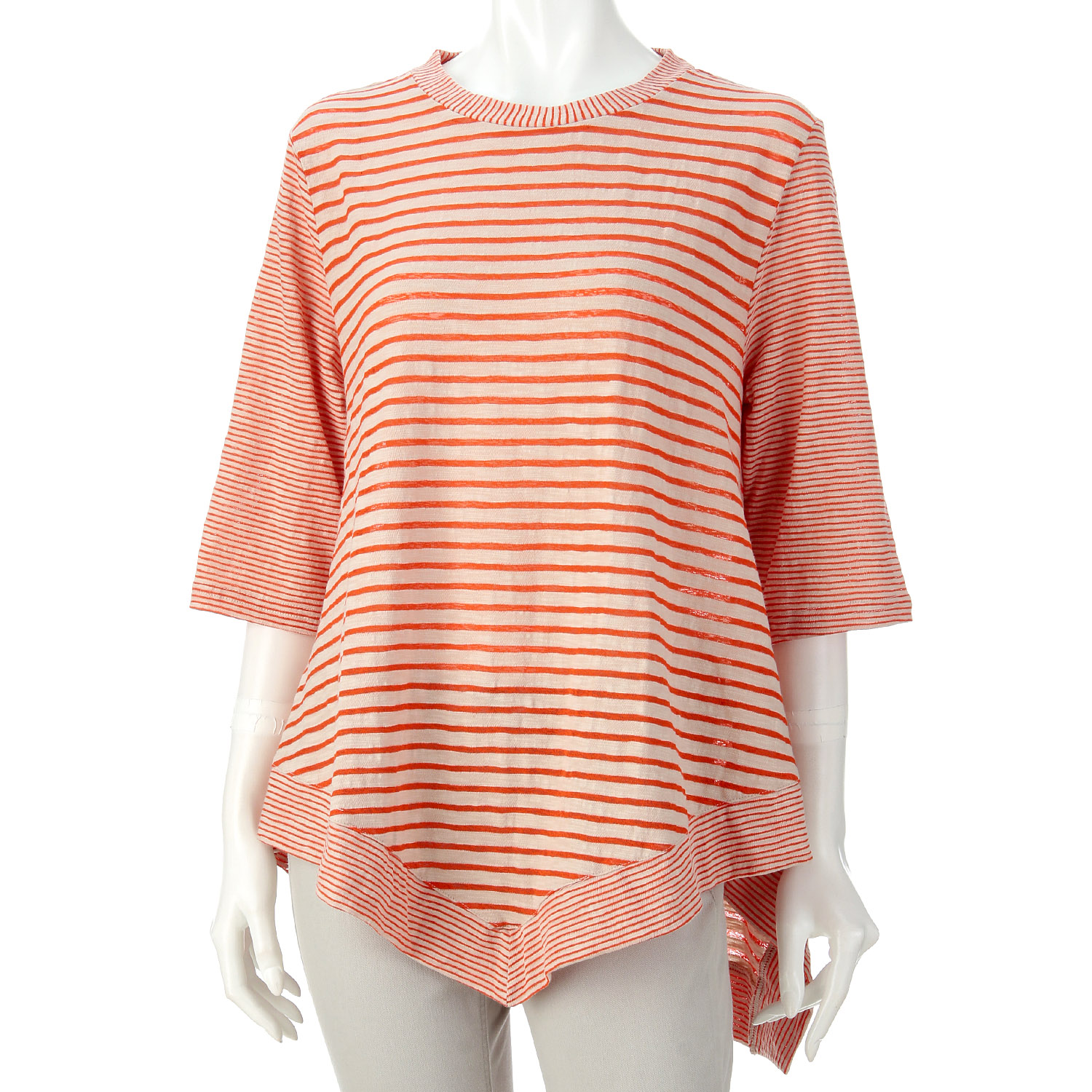 ボーダー切り替えチュニック