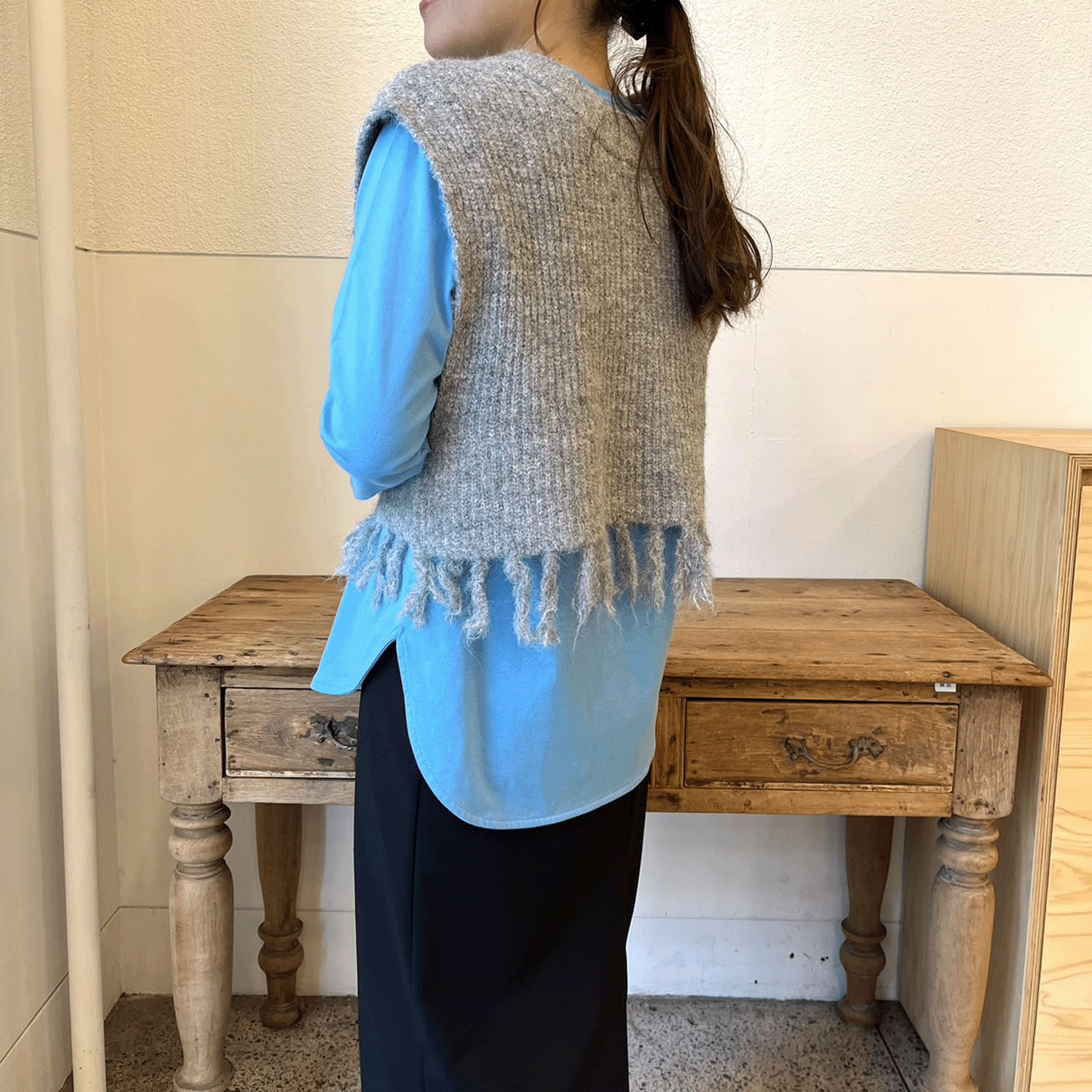 【InstaLive】futsuの 裾ラウンドカットソー - 画像16