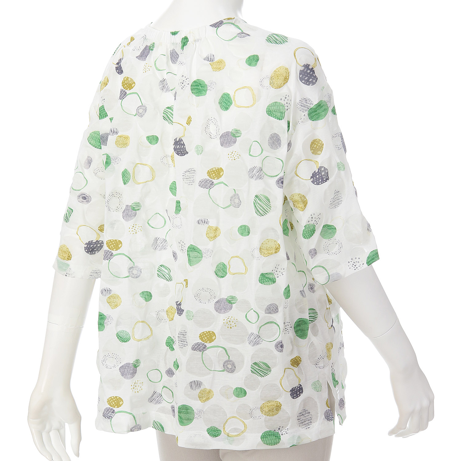 綿塩縮プリントチュニック - 画像6