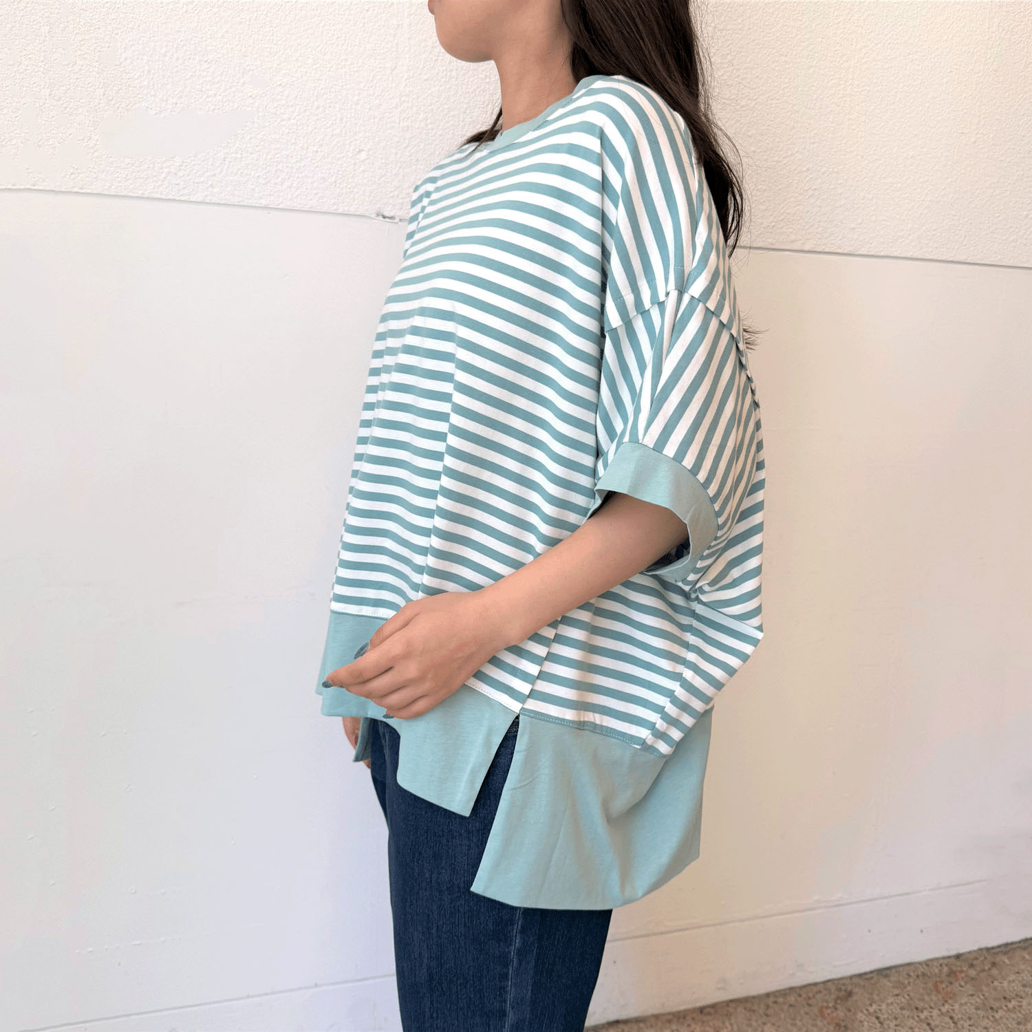 ボーダー柄オーバーサイズ - 画像6