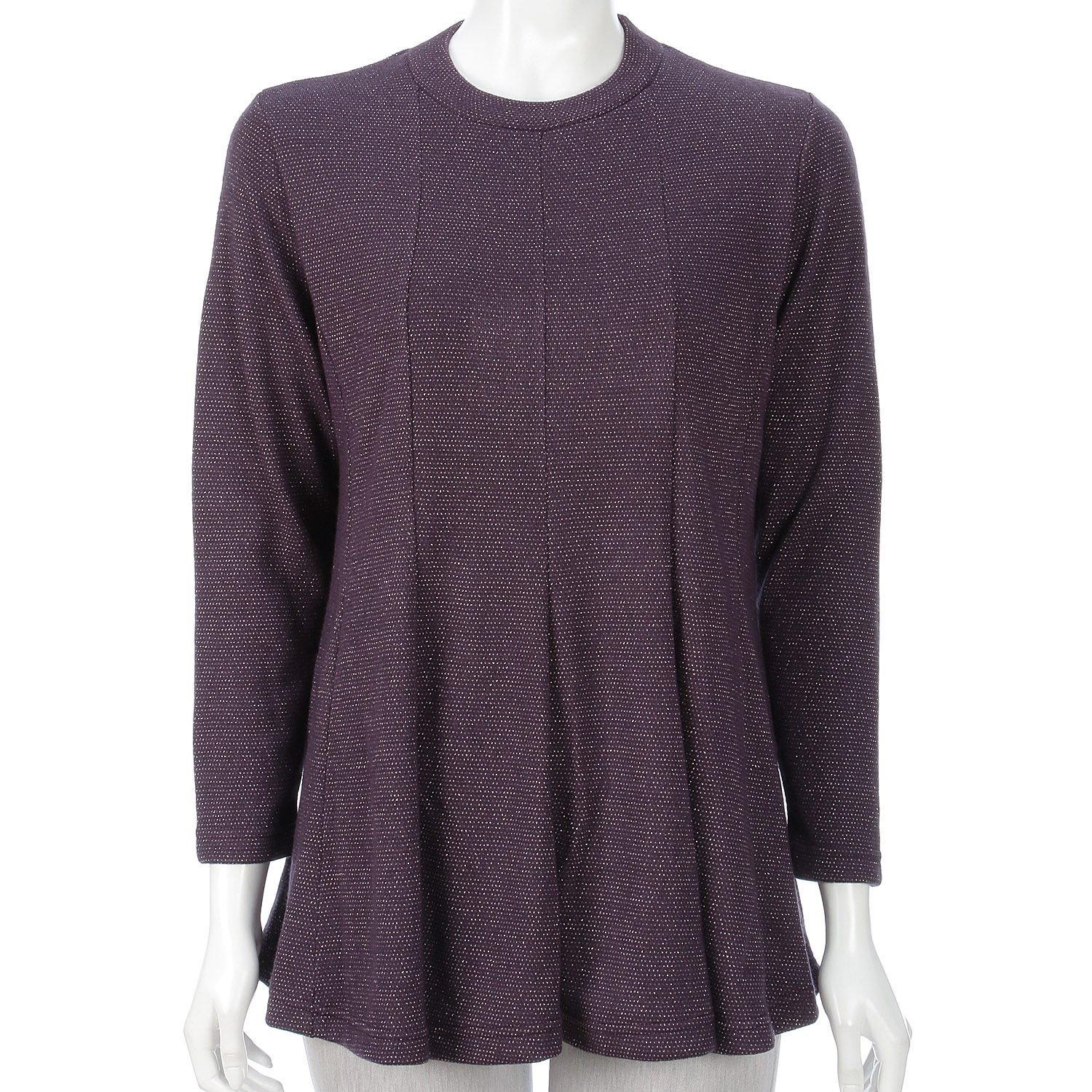 ラメ入り6枚ハギAラインチュニック - 画像7