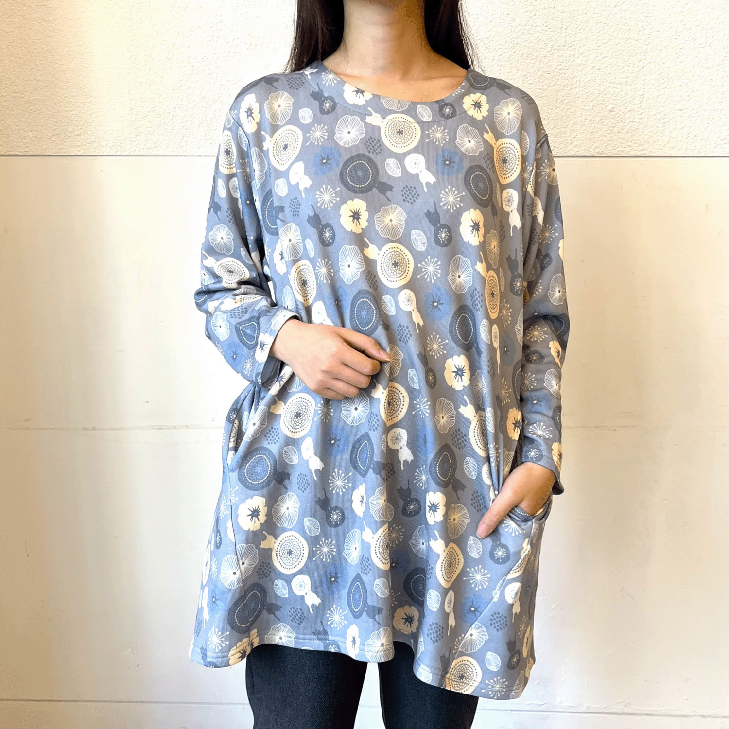 Myauris ネコプリントチュニック