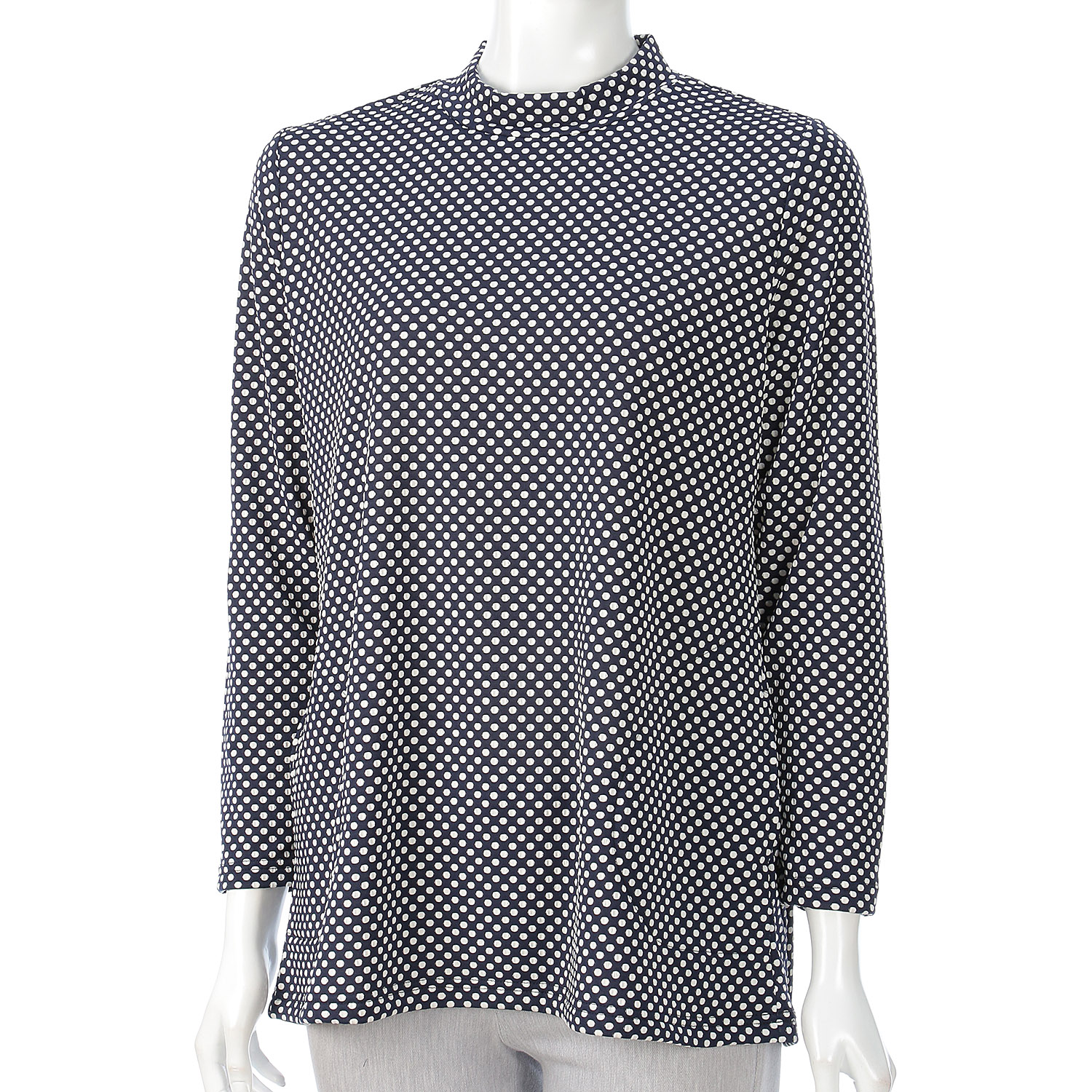 ドットジャカード脇ポケット付きチュニック - 画像3