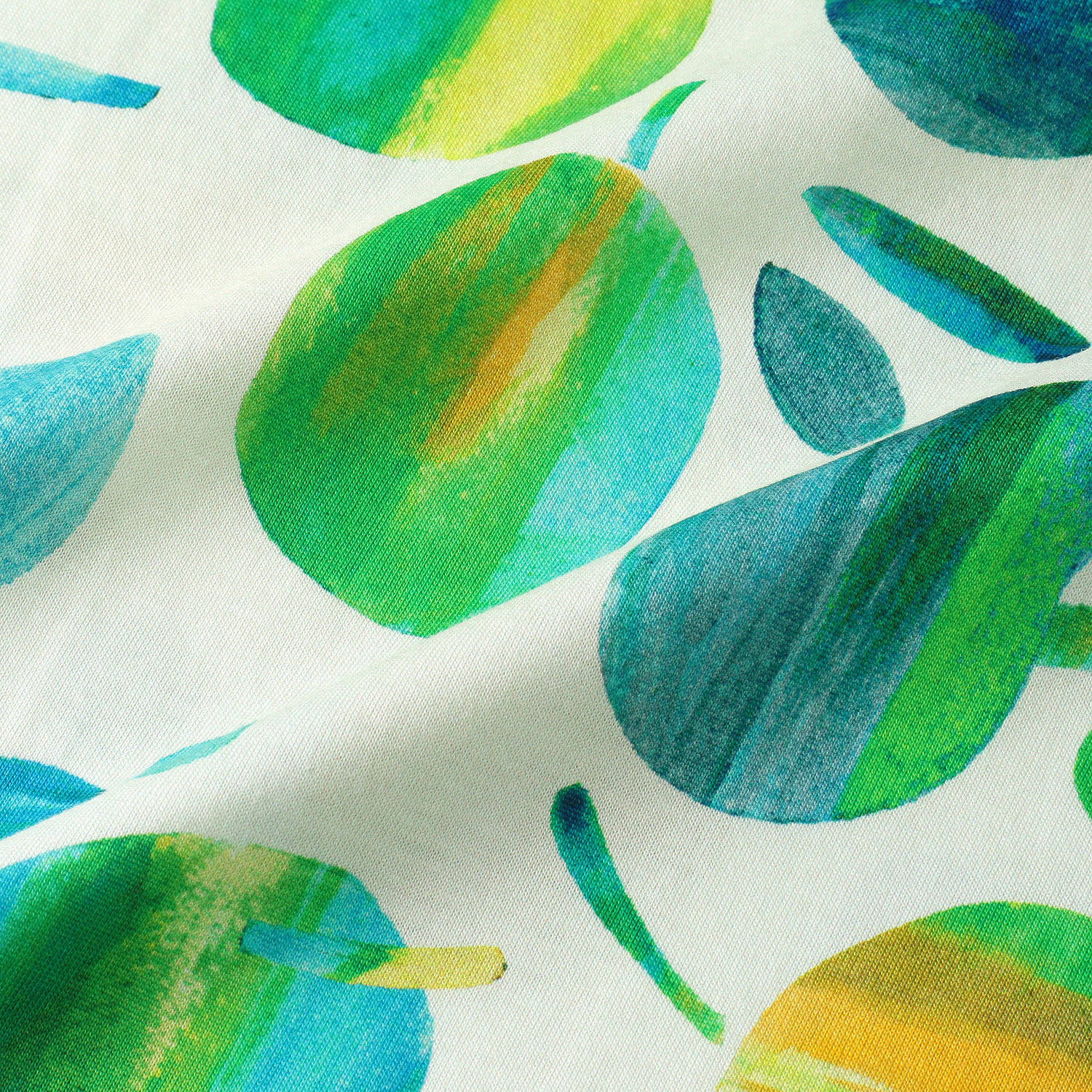 Wシルケット天竺ドット柄チュニック6分袖 - 画像5