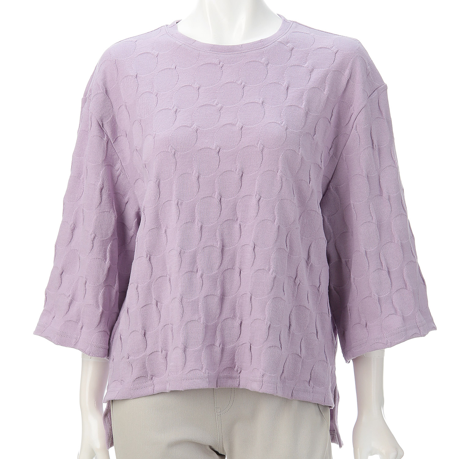 ドットジャカードプルオーバー - 画像1