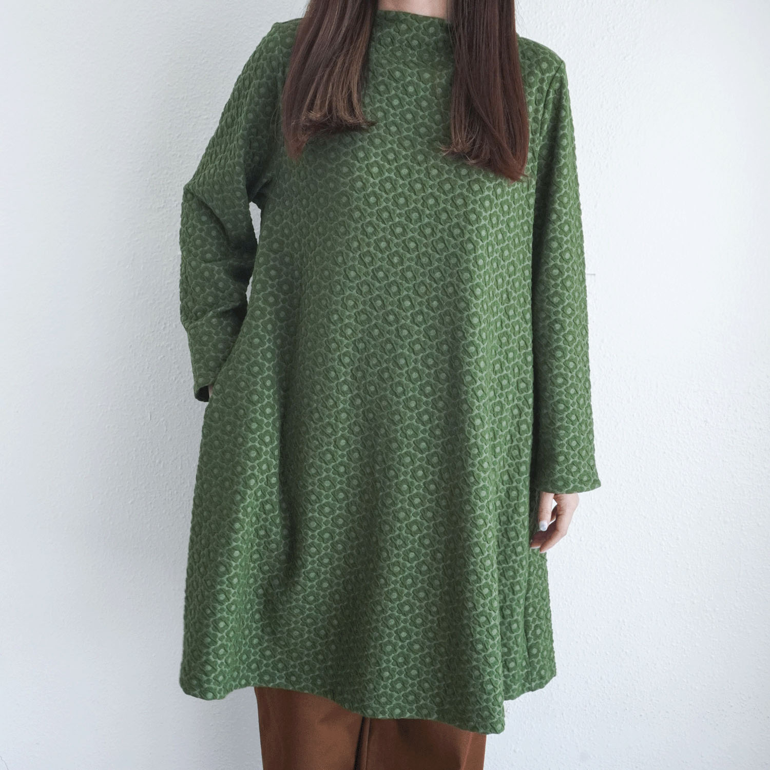 花柄ジャガードチュニック - 画像11