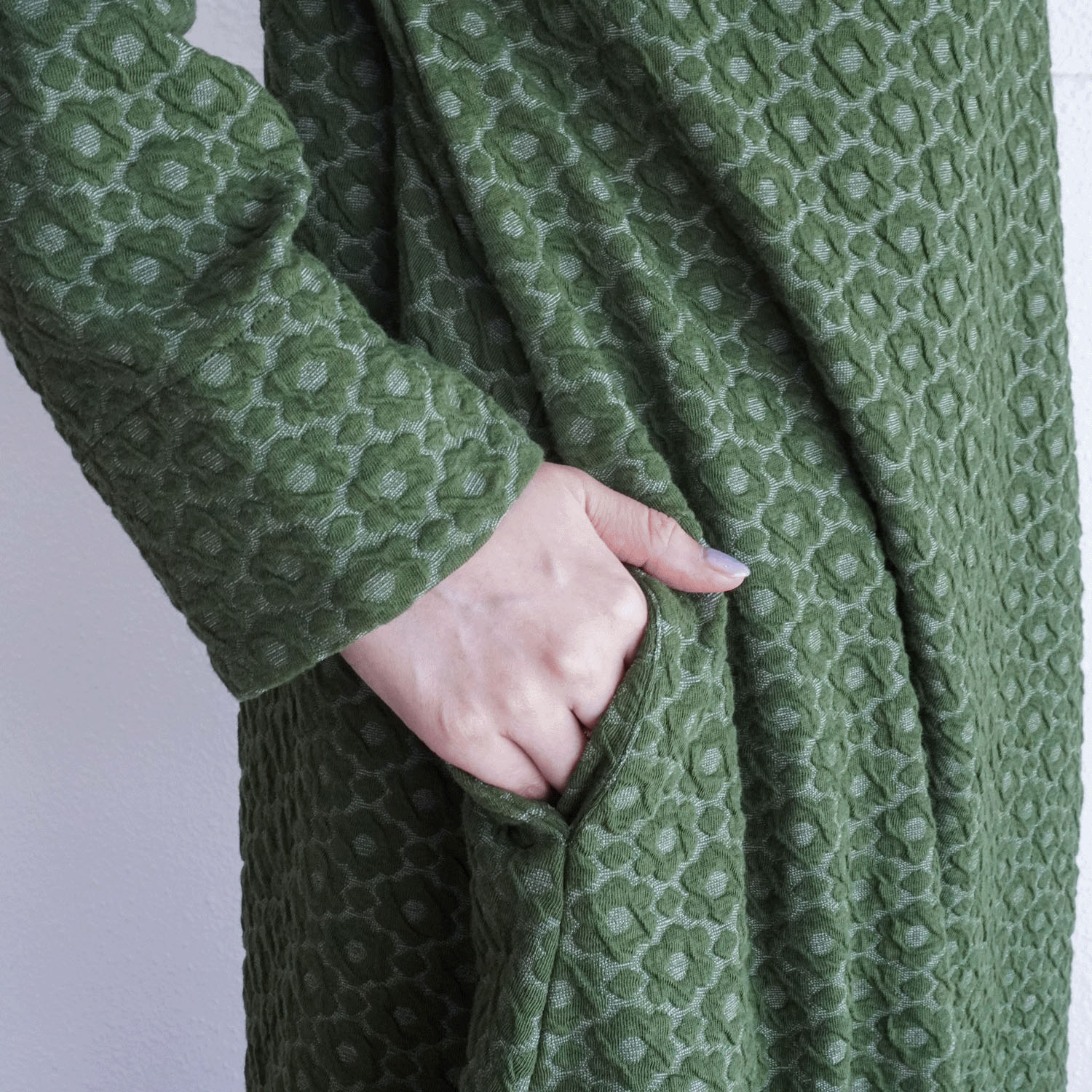 花柄ジャガードチュニック - 画像13