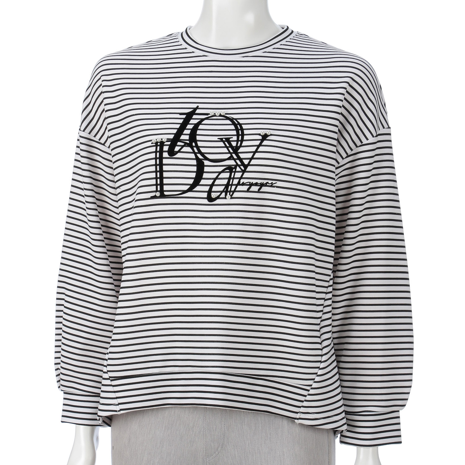 ロゴ入りボーダーチュニック