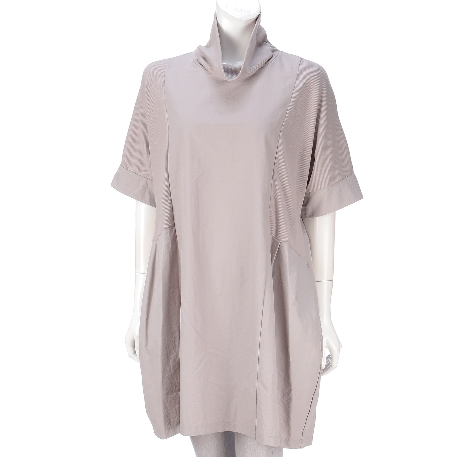 ナイロンツイル×リブチュニック - 画像2