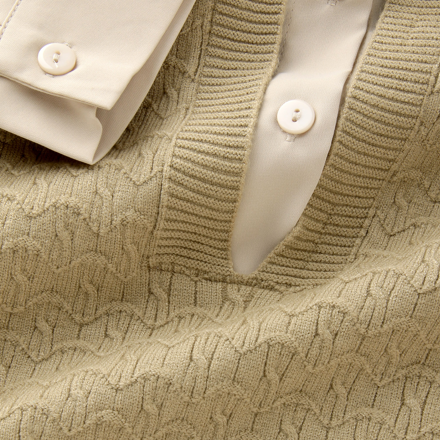 重ね着風襟付きチュニック - 画像5