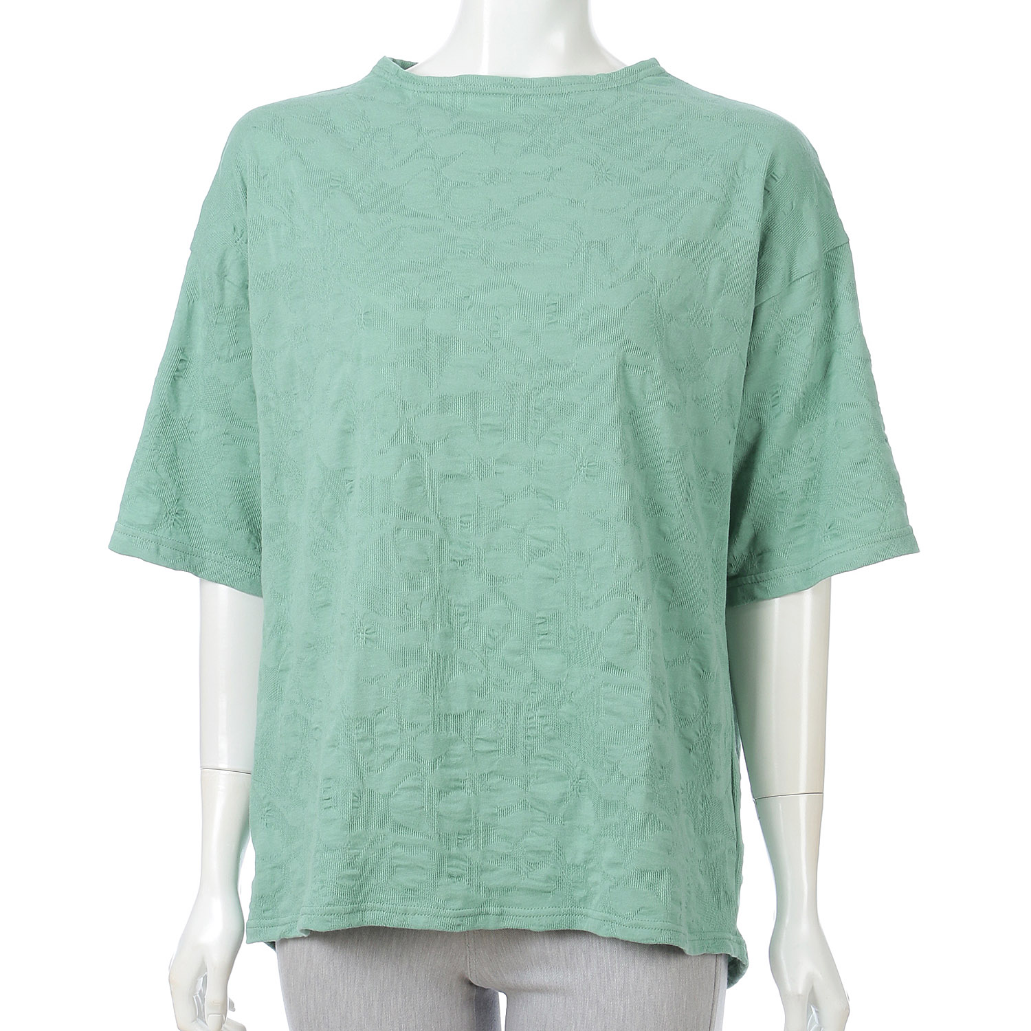 綿ジャガードプルオーバー - 画像3