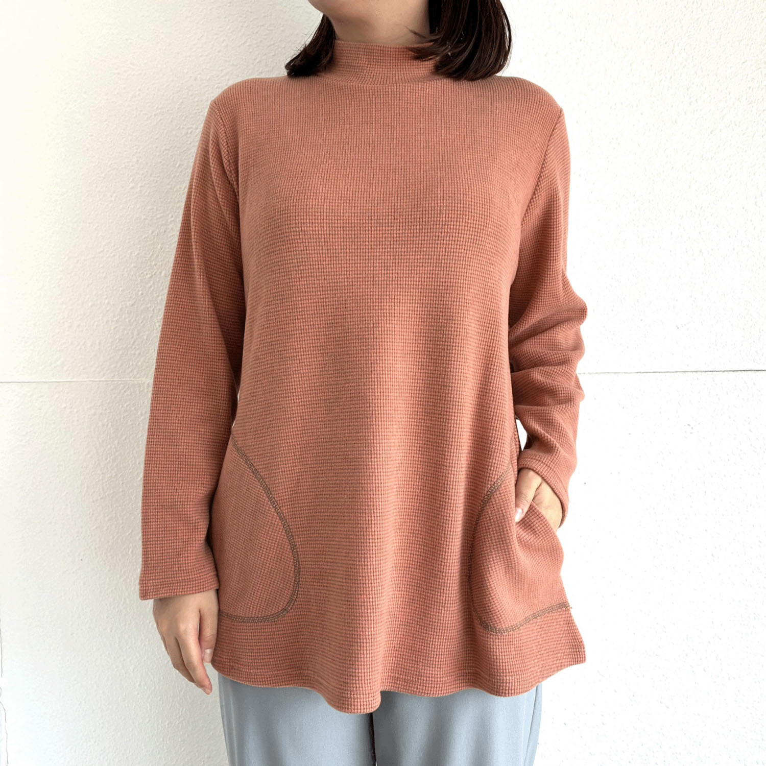 ボーダーポケット付きチュニック - 画像13