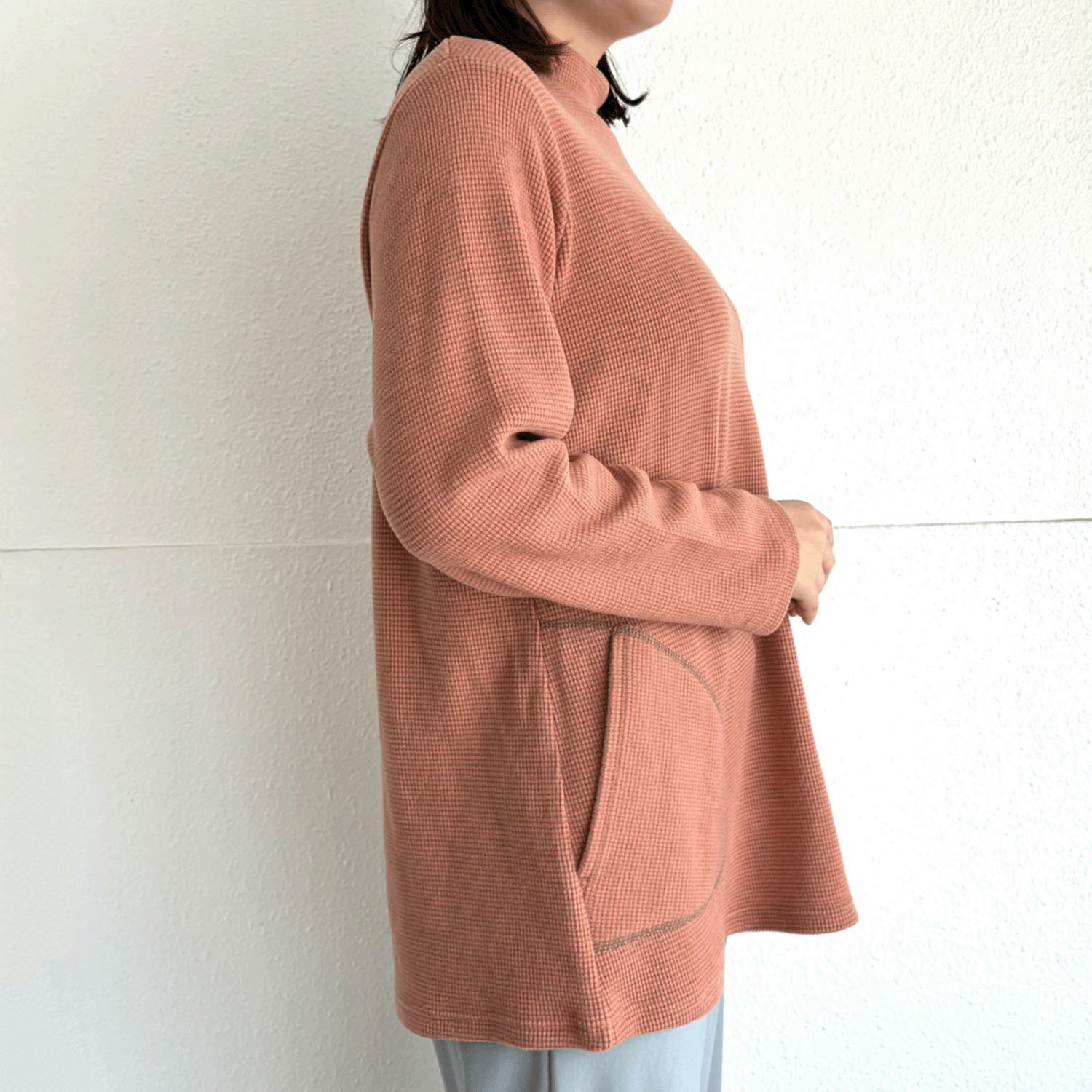 ボーダーポケット付きチュニック - 画像14