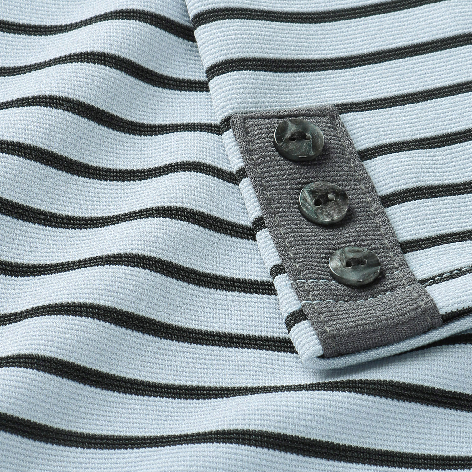 ボーダー柄ボトルネックチュニック - 画像3