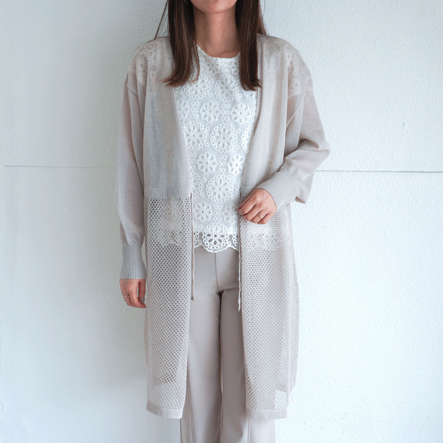 刺繍レースカットソー - 画像8