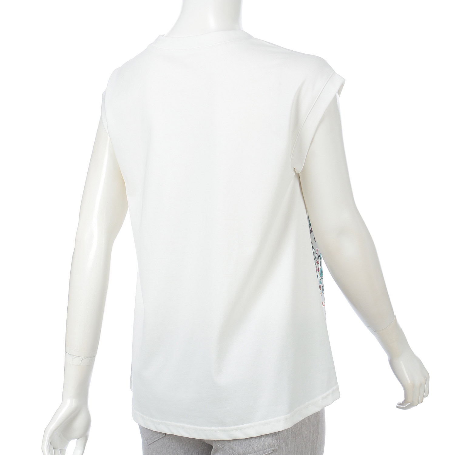 カットソー切替プリントチュニック - 画像3