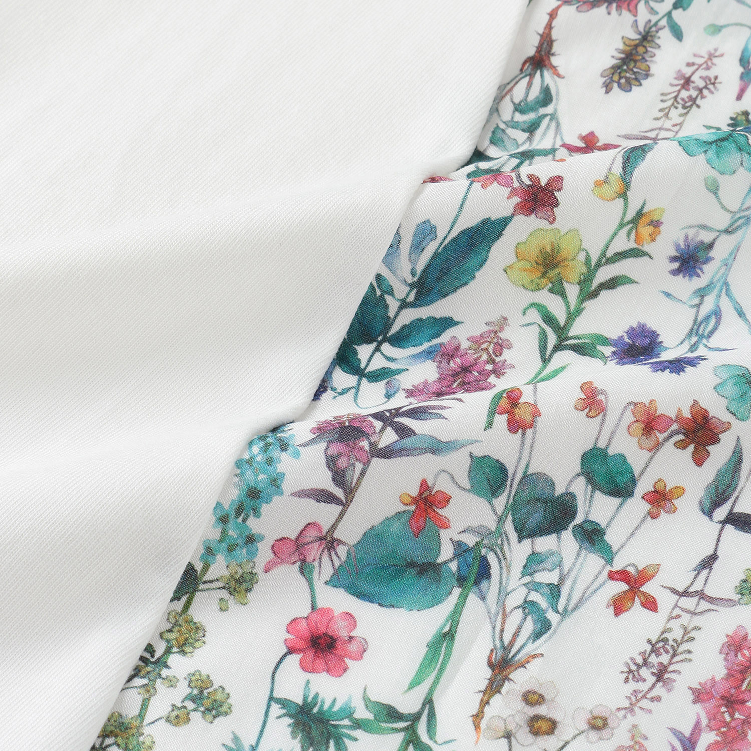 カットソー切替プリントチュニック - 画像4