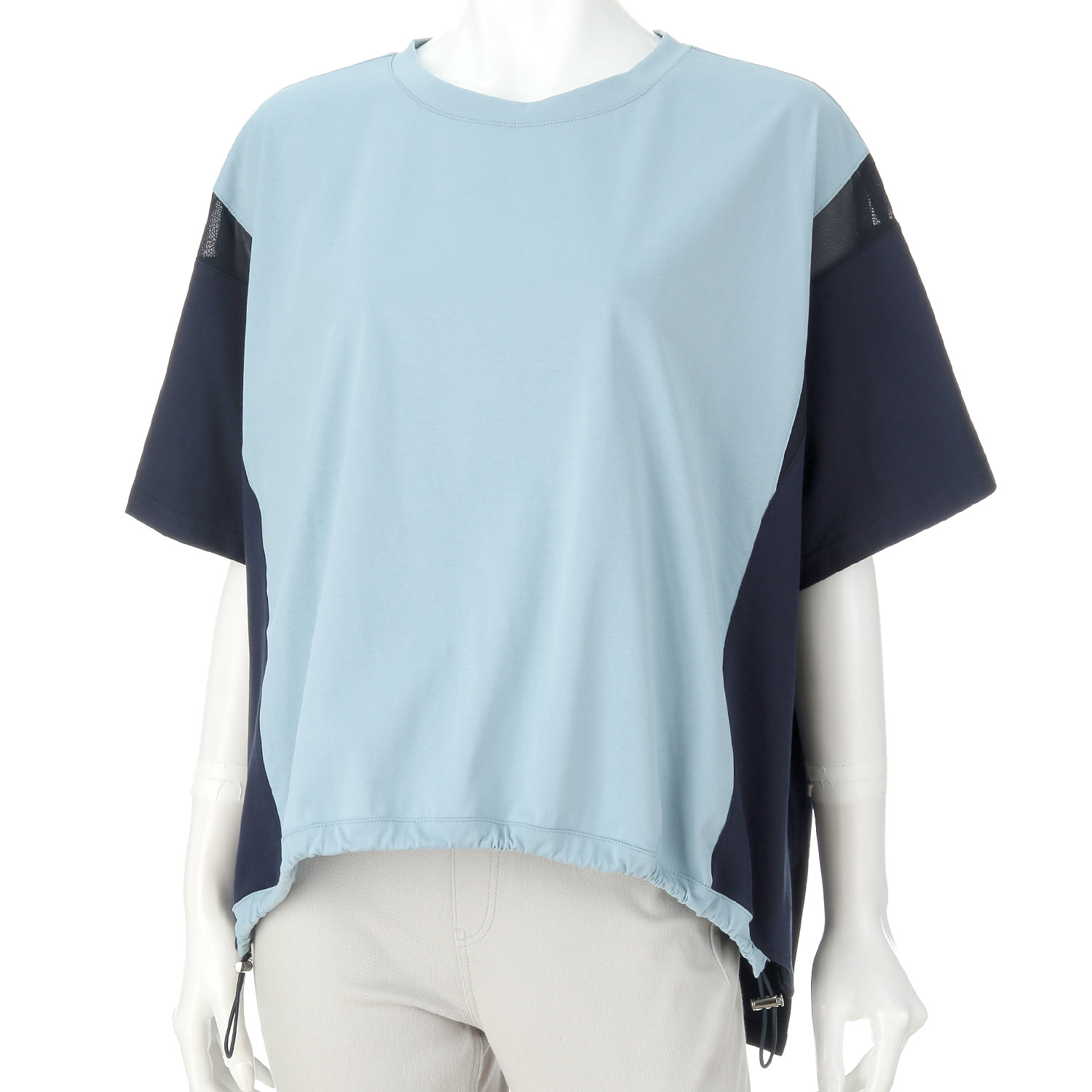 配色切替チュニック - 画像1