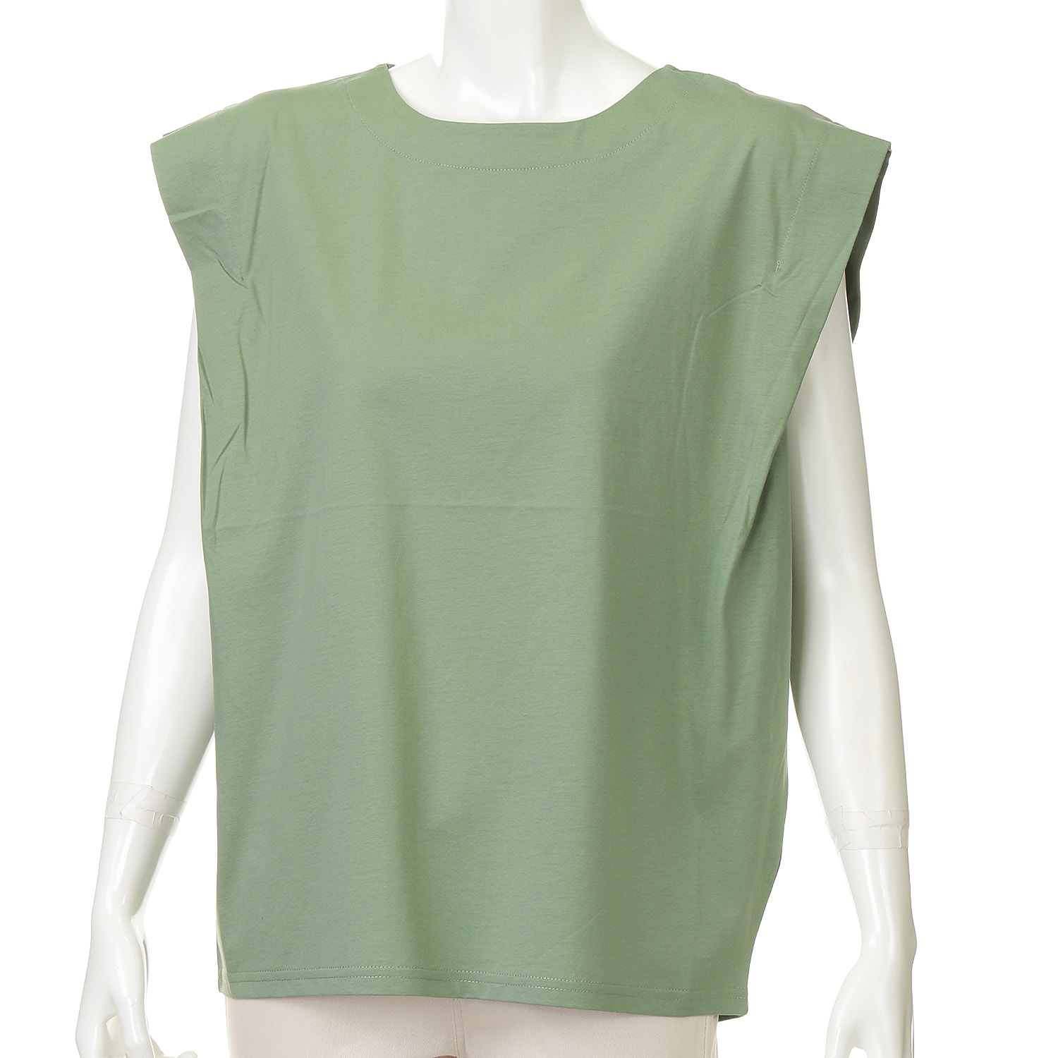 ダブルシルケットコットン100 ノースリーブTシャツ - 画像13