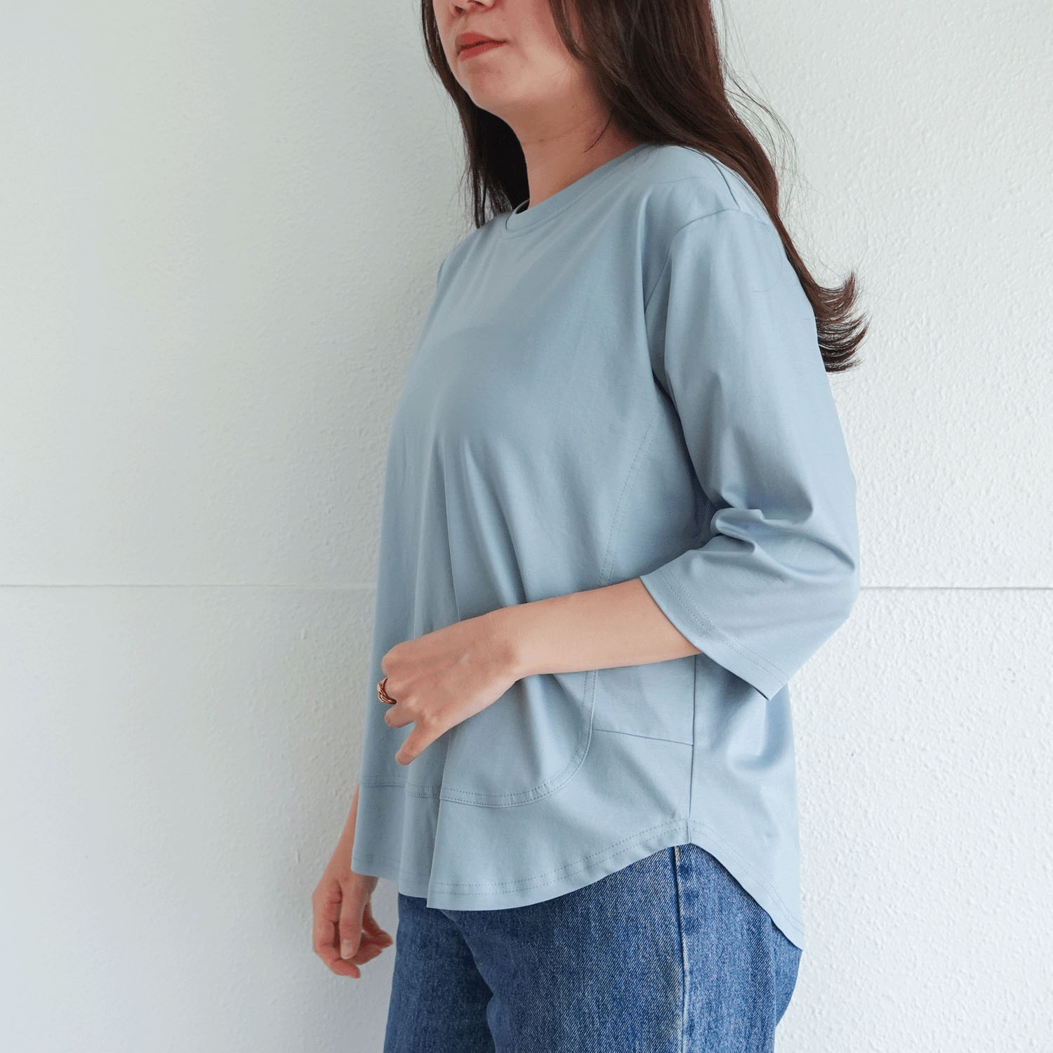 シルケットスムースチュニック - 画像2