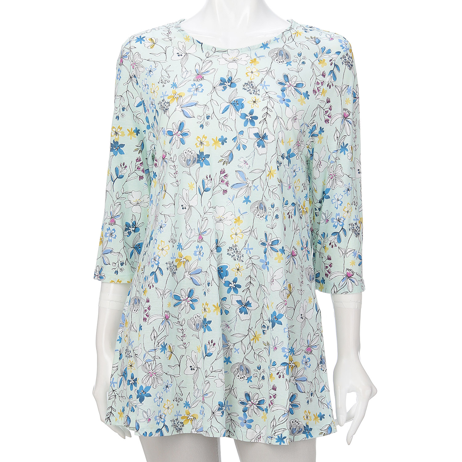 綿強撚SZ天竺プリントチュニック - 画像17