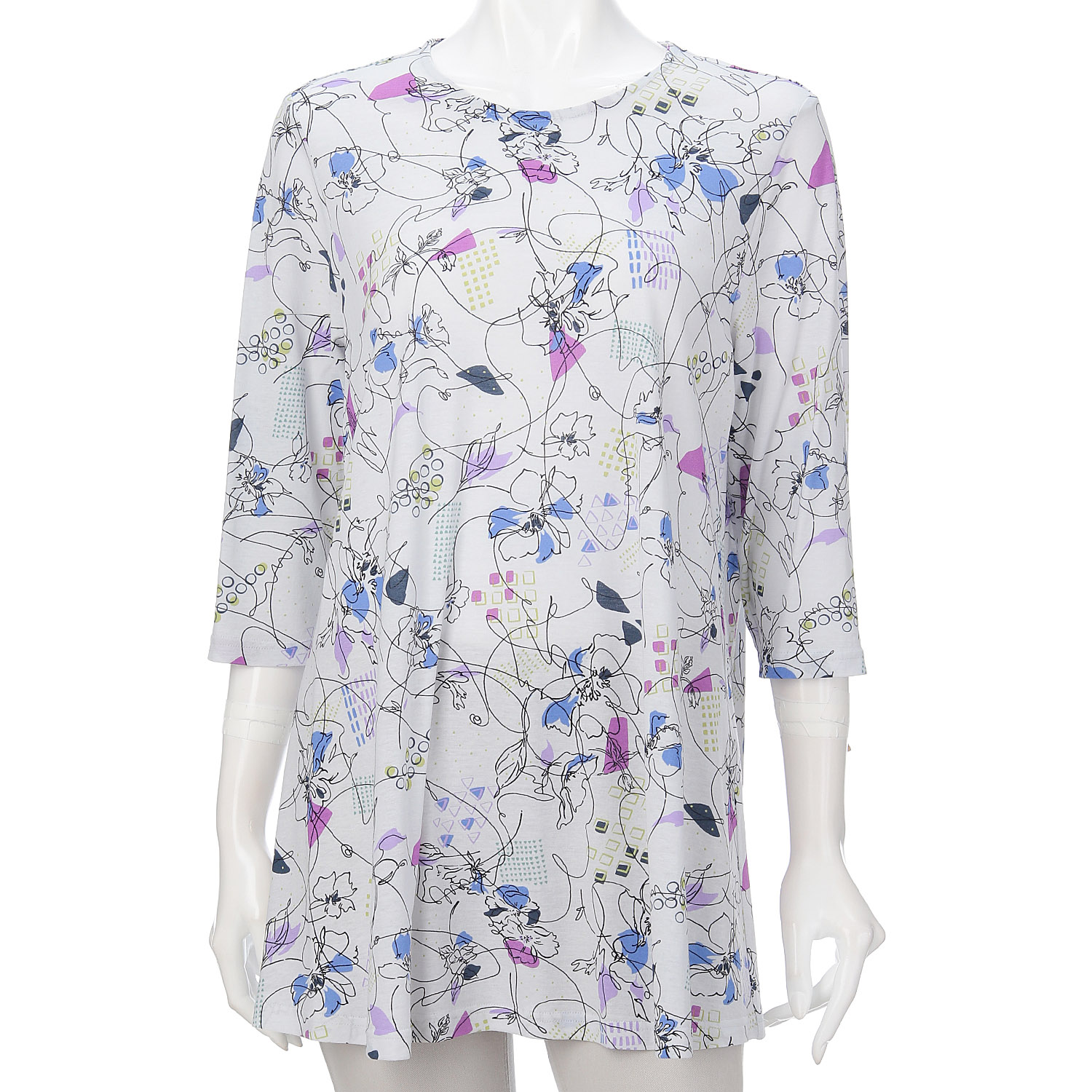 綿強撚SZ天竺プリントチュニック - 画像23