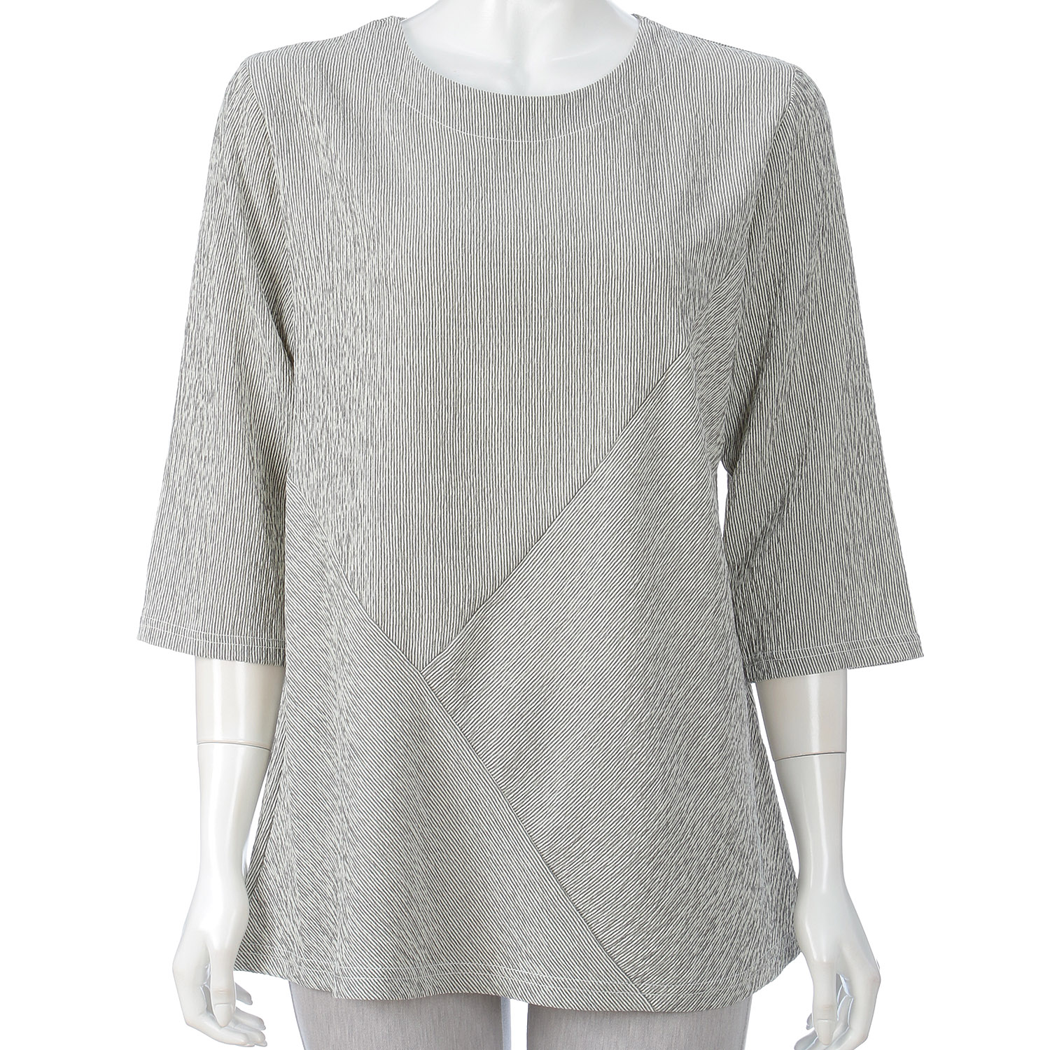 ストライプ切替チュニック - 画像7