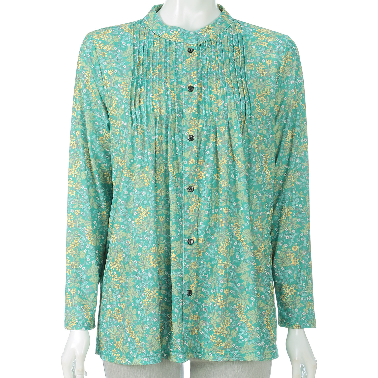 ピンタック前開きプリント - 画像3