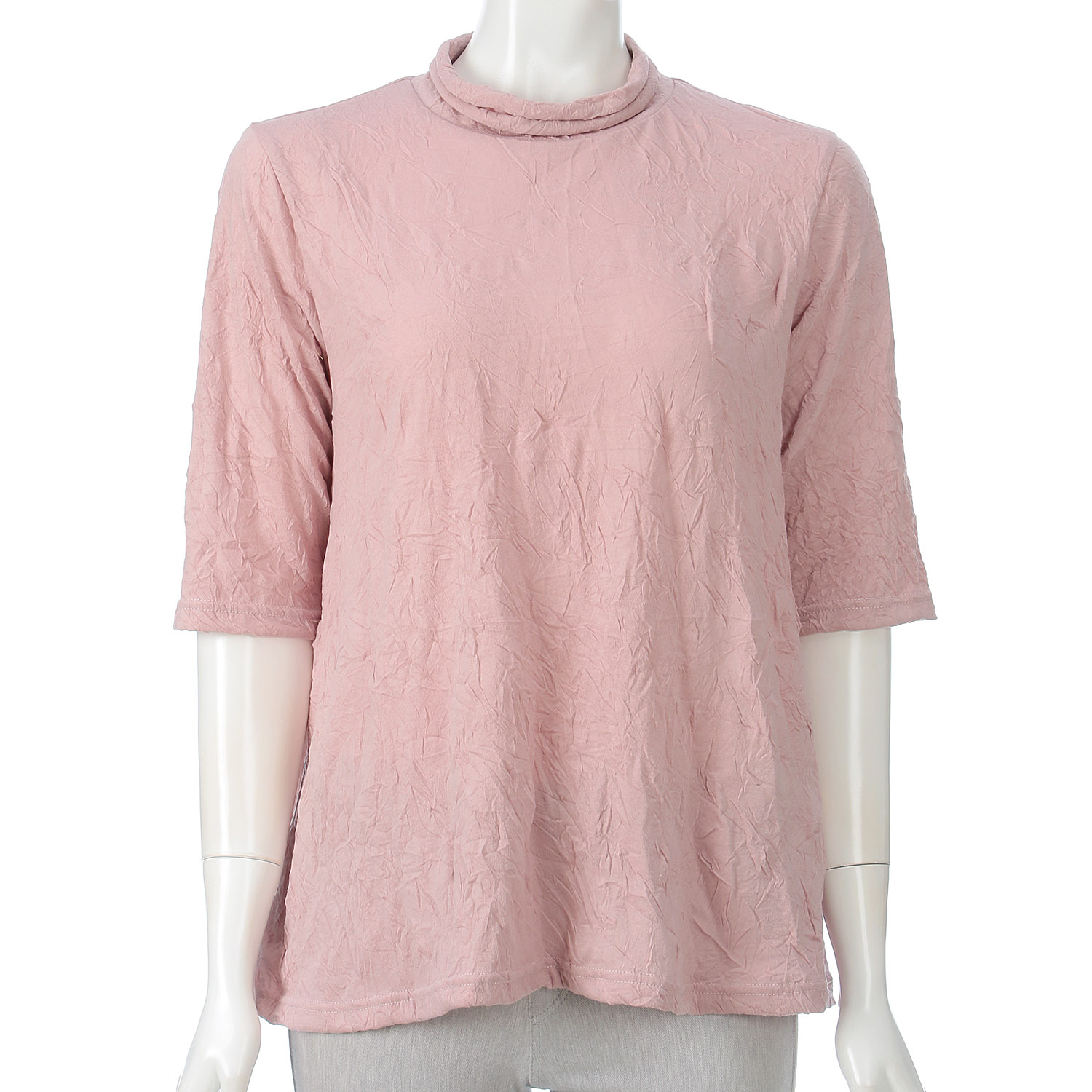 ワッシャーダブルロールフレアーカットソー