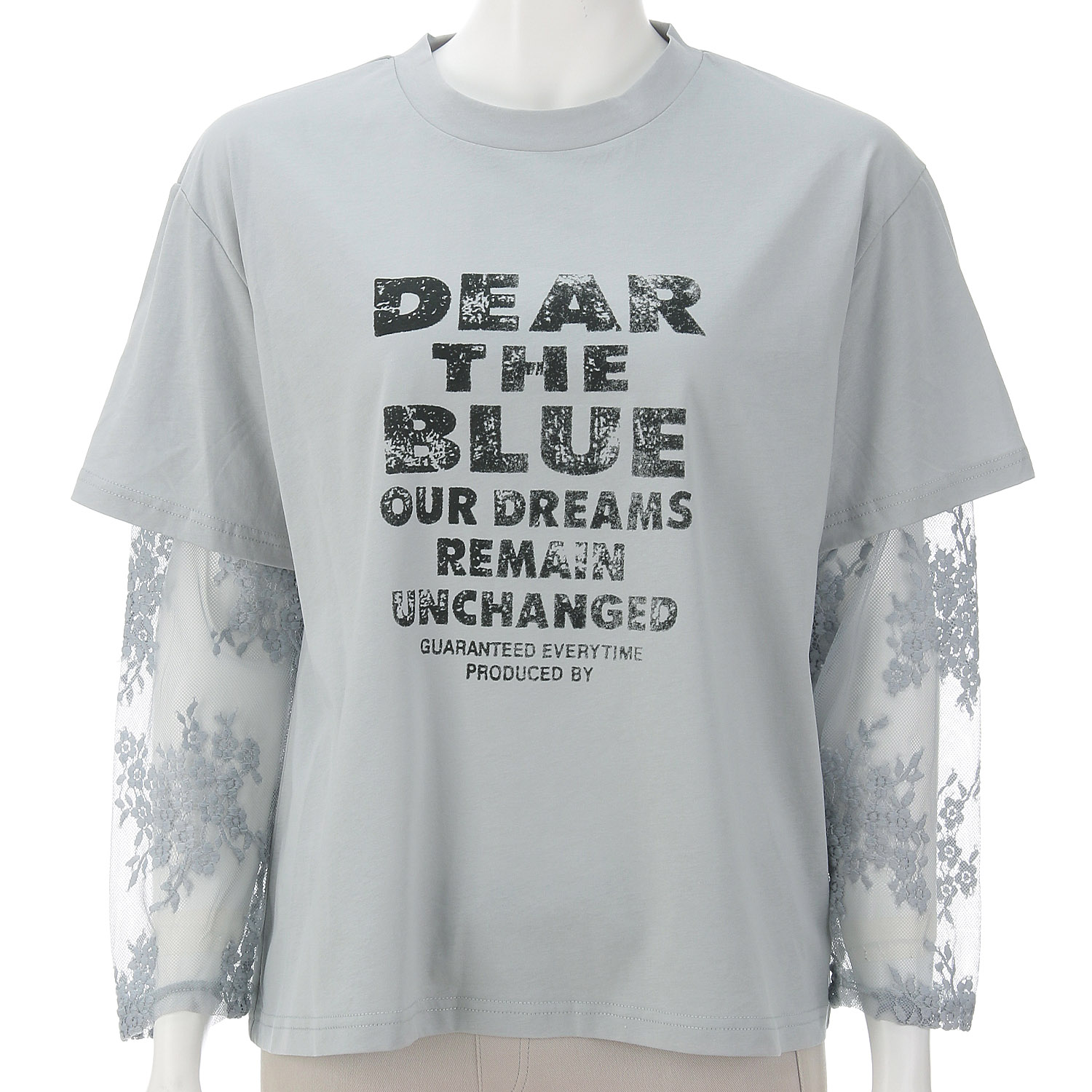 プリント袖レース使い - 画像5