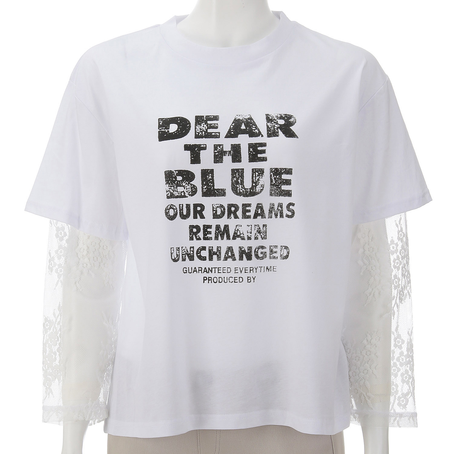 プリント袖レース使い - 画像7