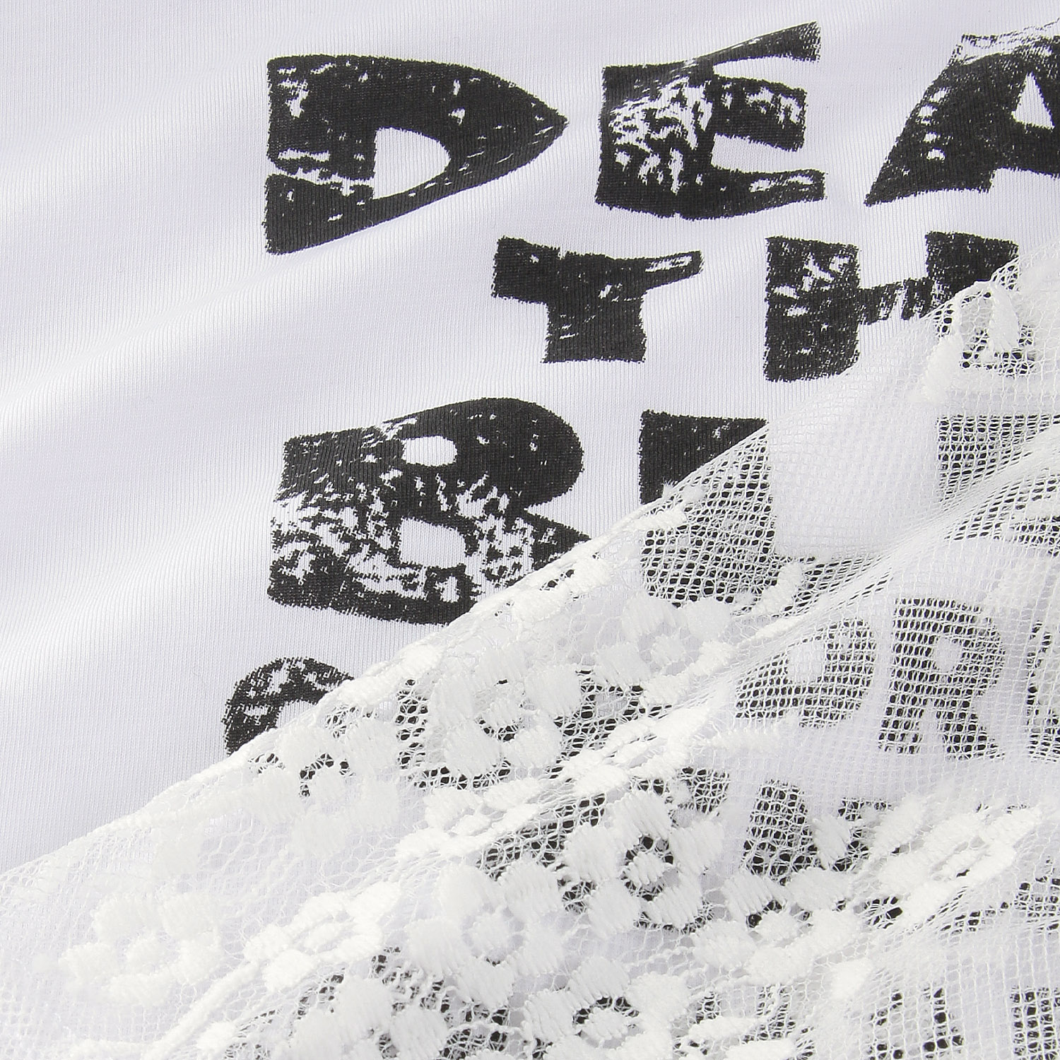 プリント袖レース使い - 画像9