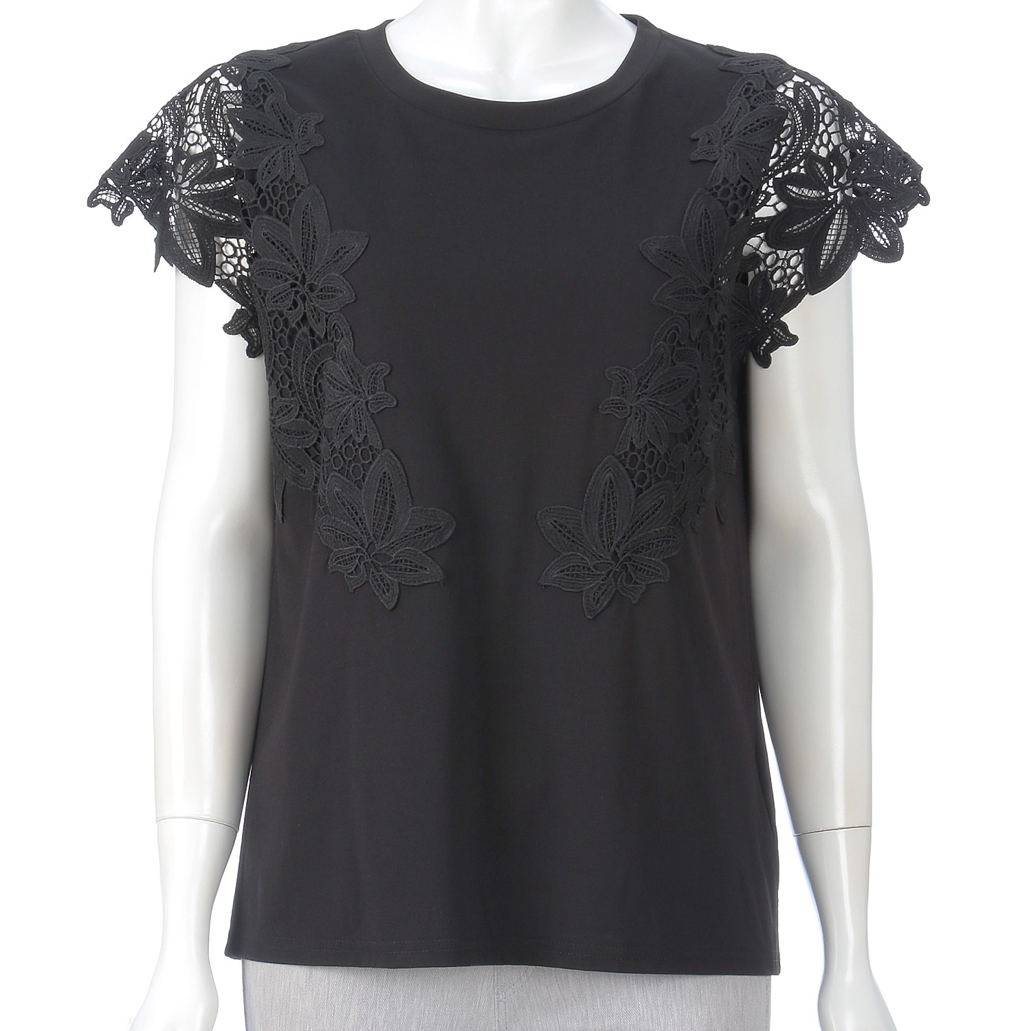 【Insta Live】レース使いフレンチ袖プルオーバー - 画像7