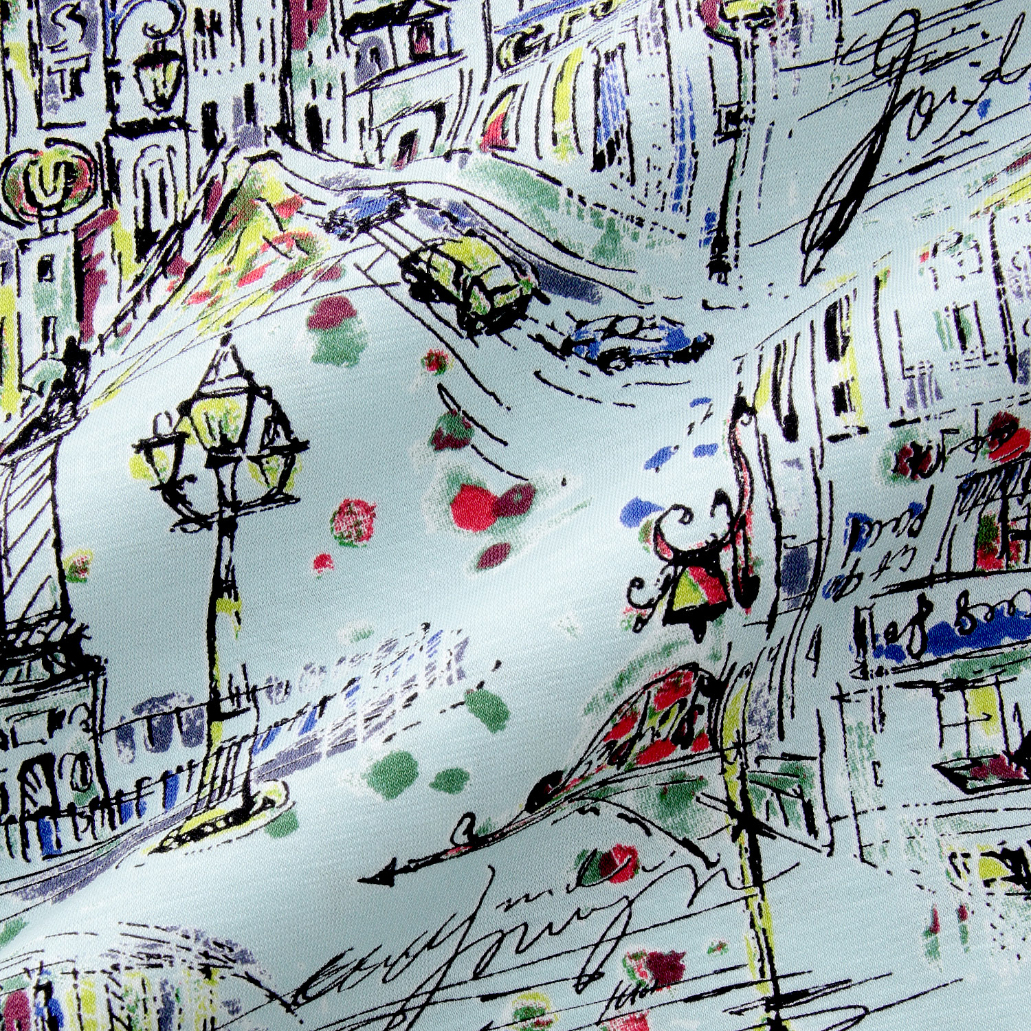 SZ天竺風景柄7分袖プルオーバー - 画像4