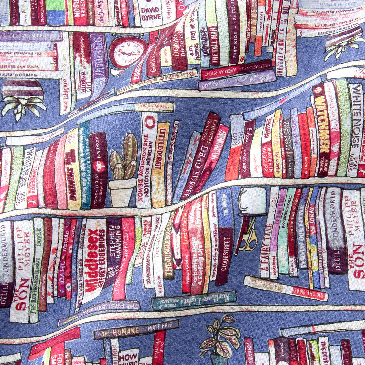 SZ天竺本棚柄7分袖プルオーバー - 画像6