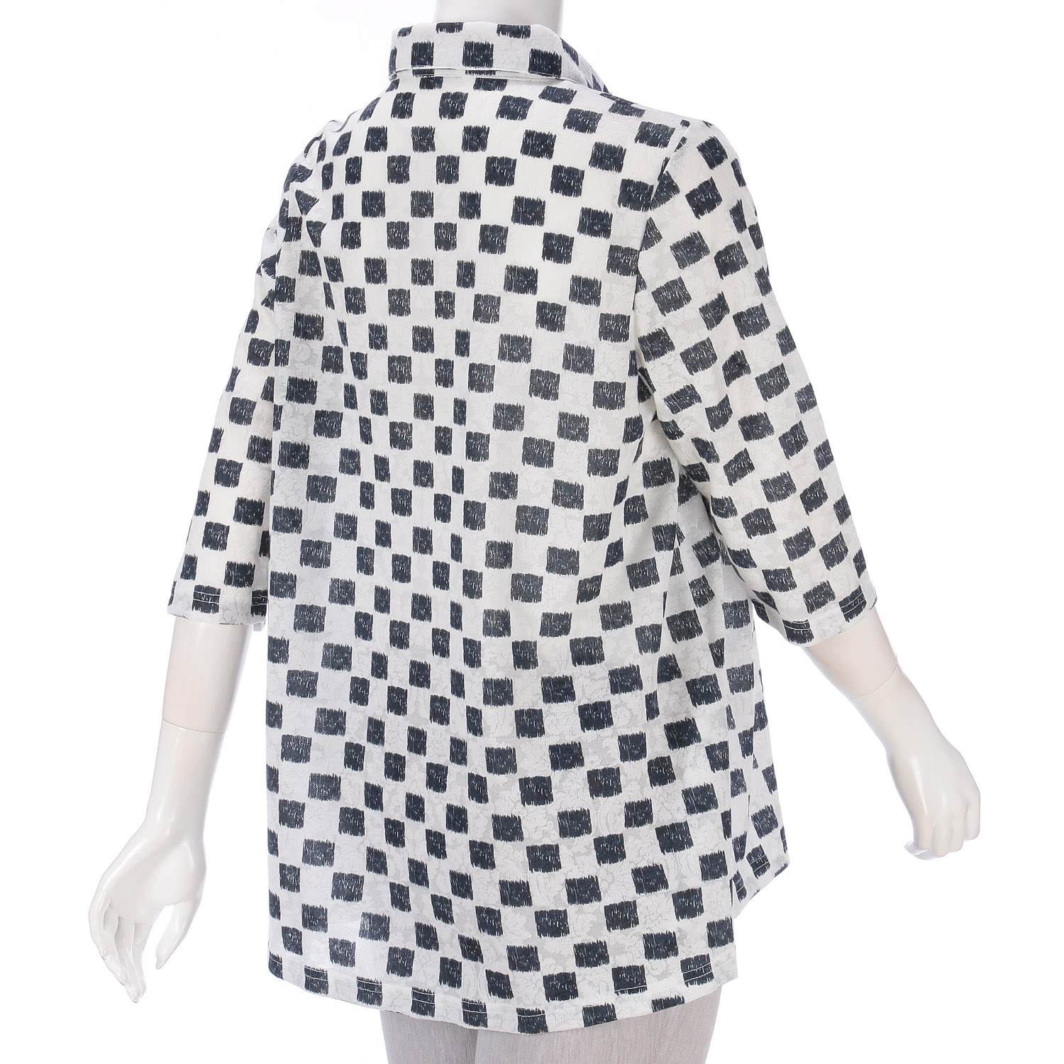 プリント襟付きチュニック - 画像4