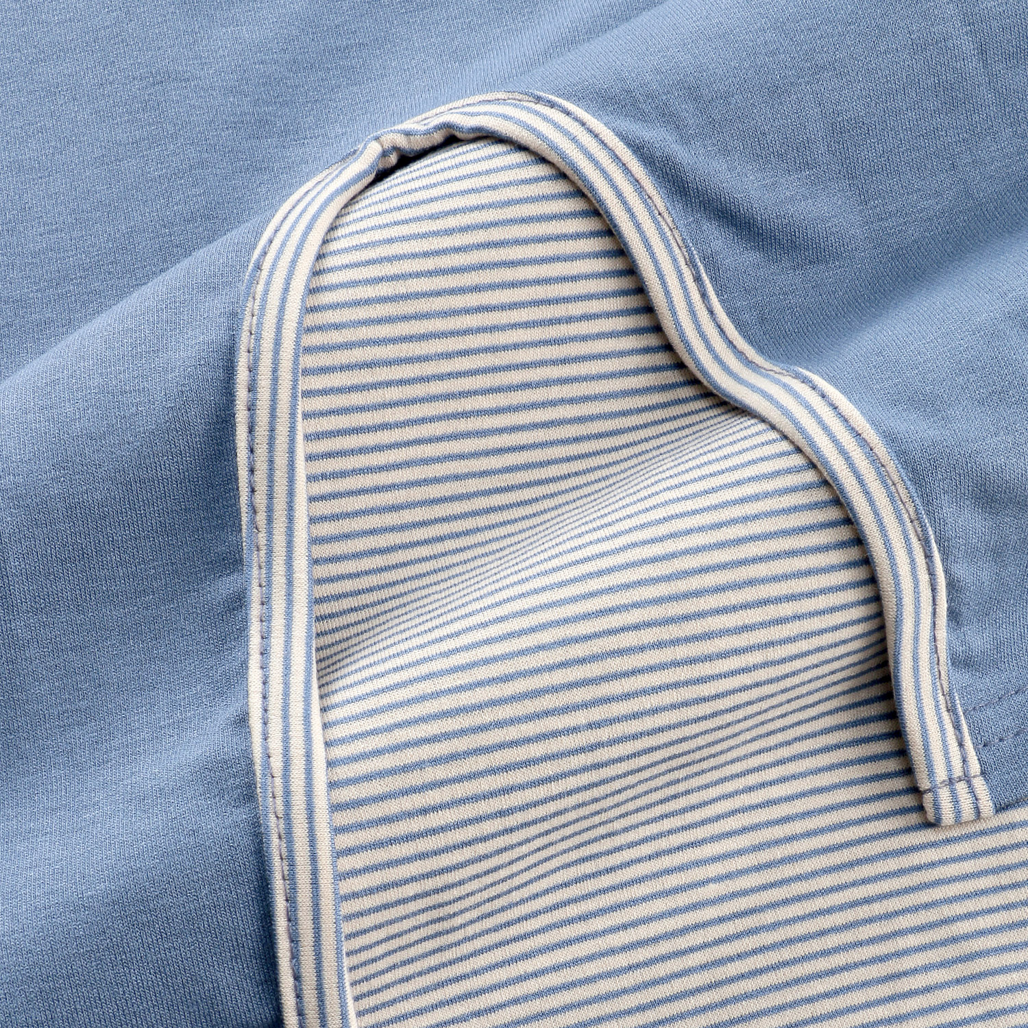 重ね着風ボーダー使いチュニック - 画像5