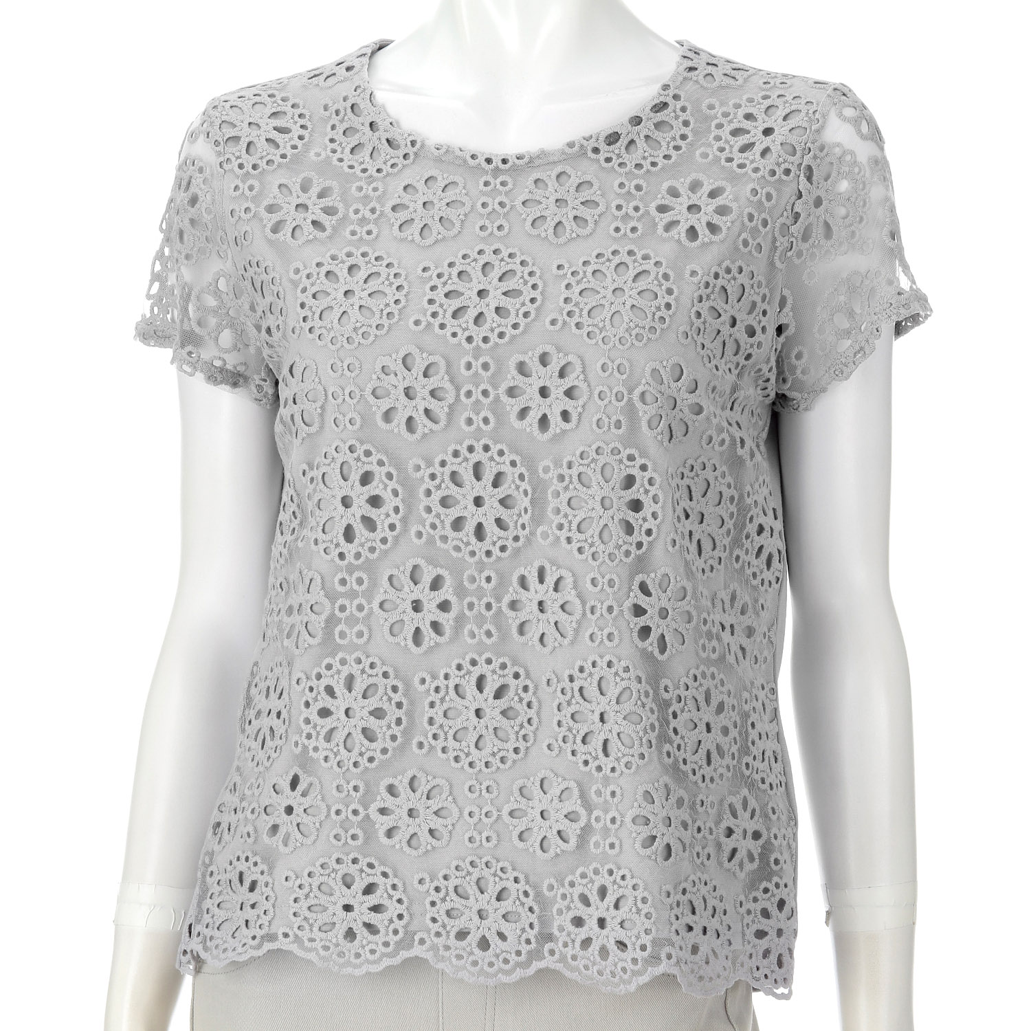 刺繍レースカットソー - 画像8