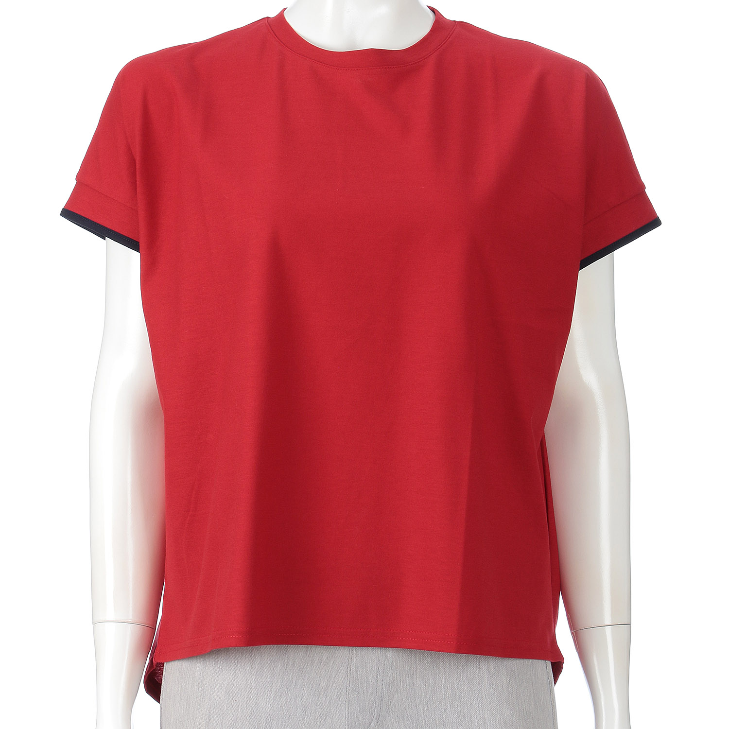 袖配色フレンチカットソー - 画像3