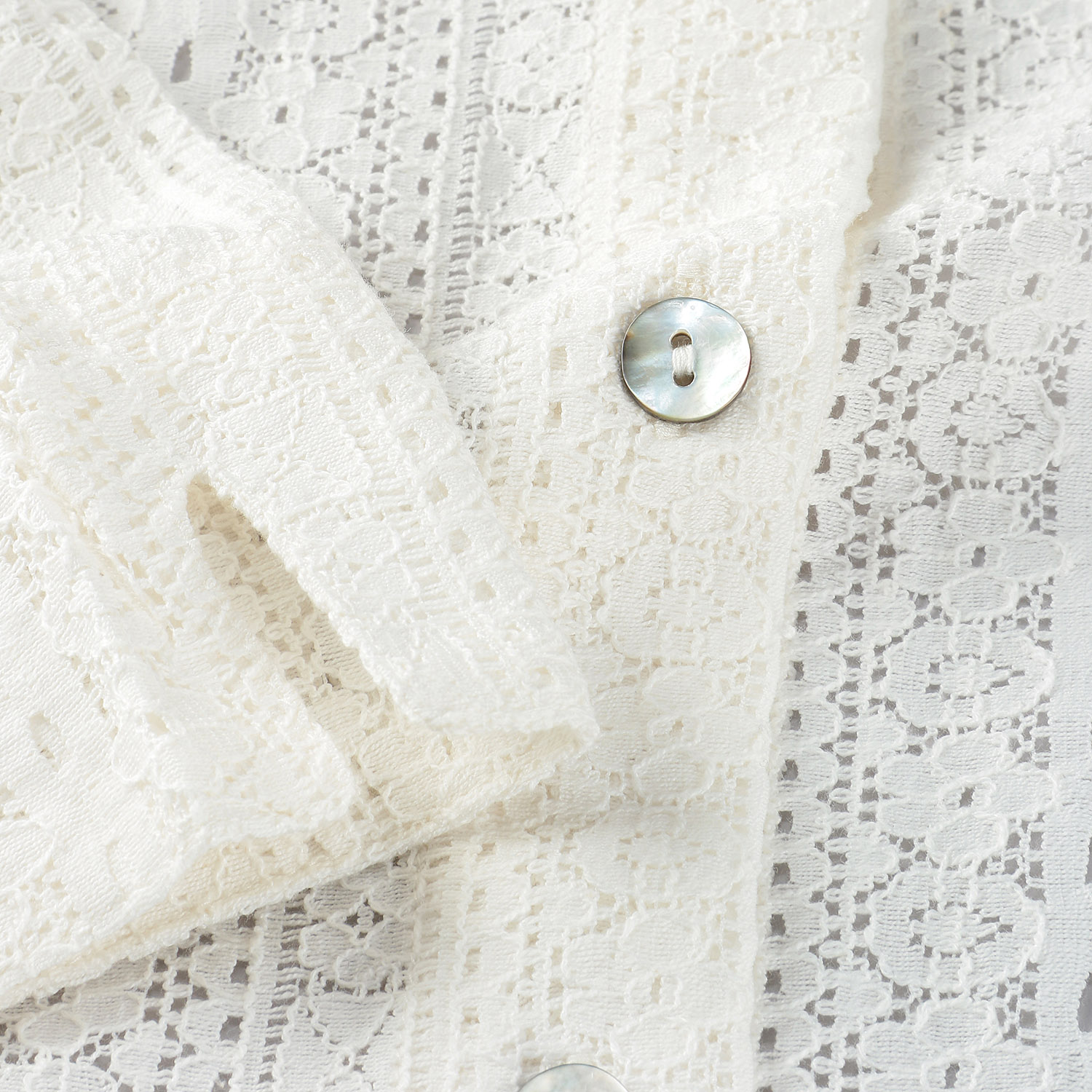 インディゴ レースハオリブラウス - 画像5