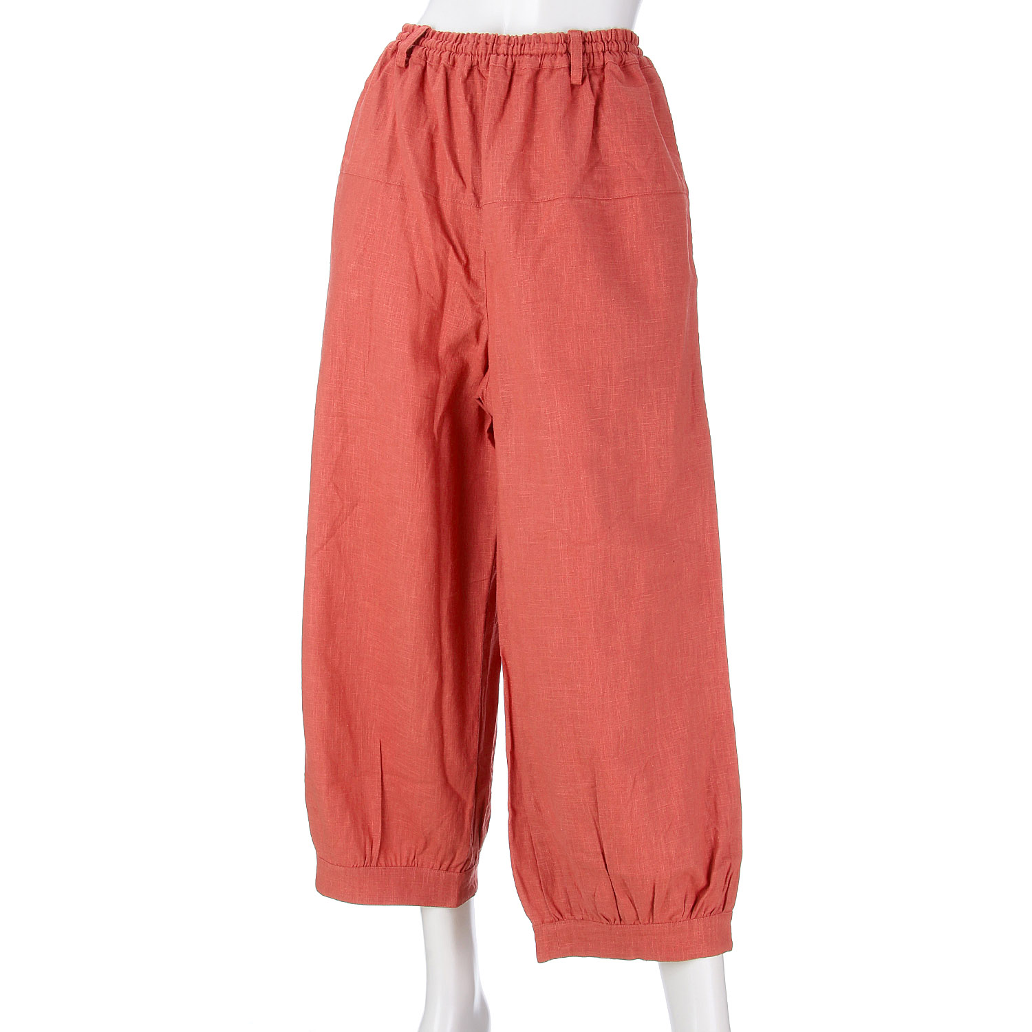 インディゴ 綿麻コクーンパンツ - 画像11