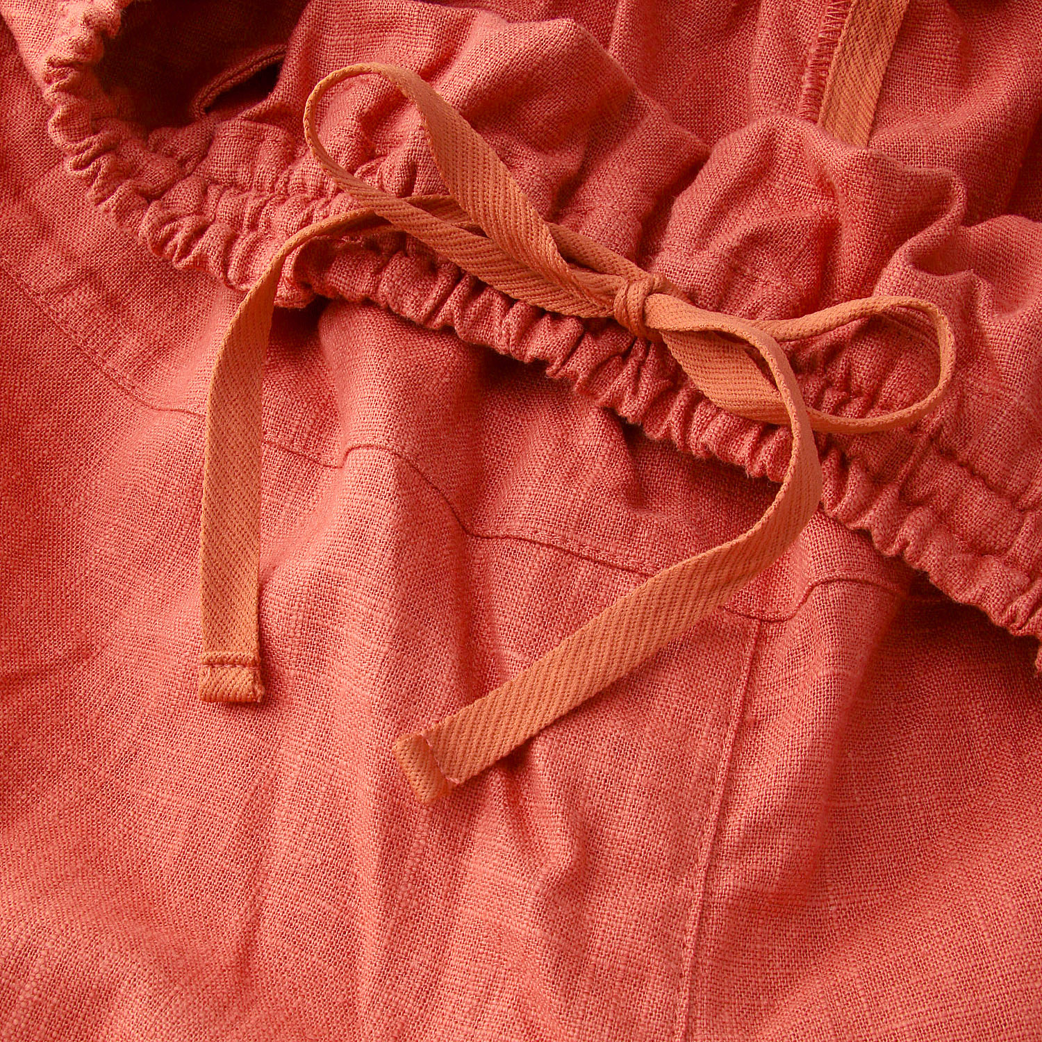 インディゴ 綿麻コクーンパンツ - 画像13