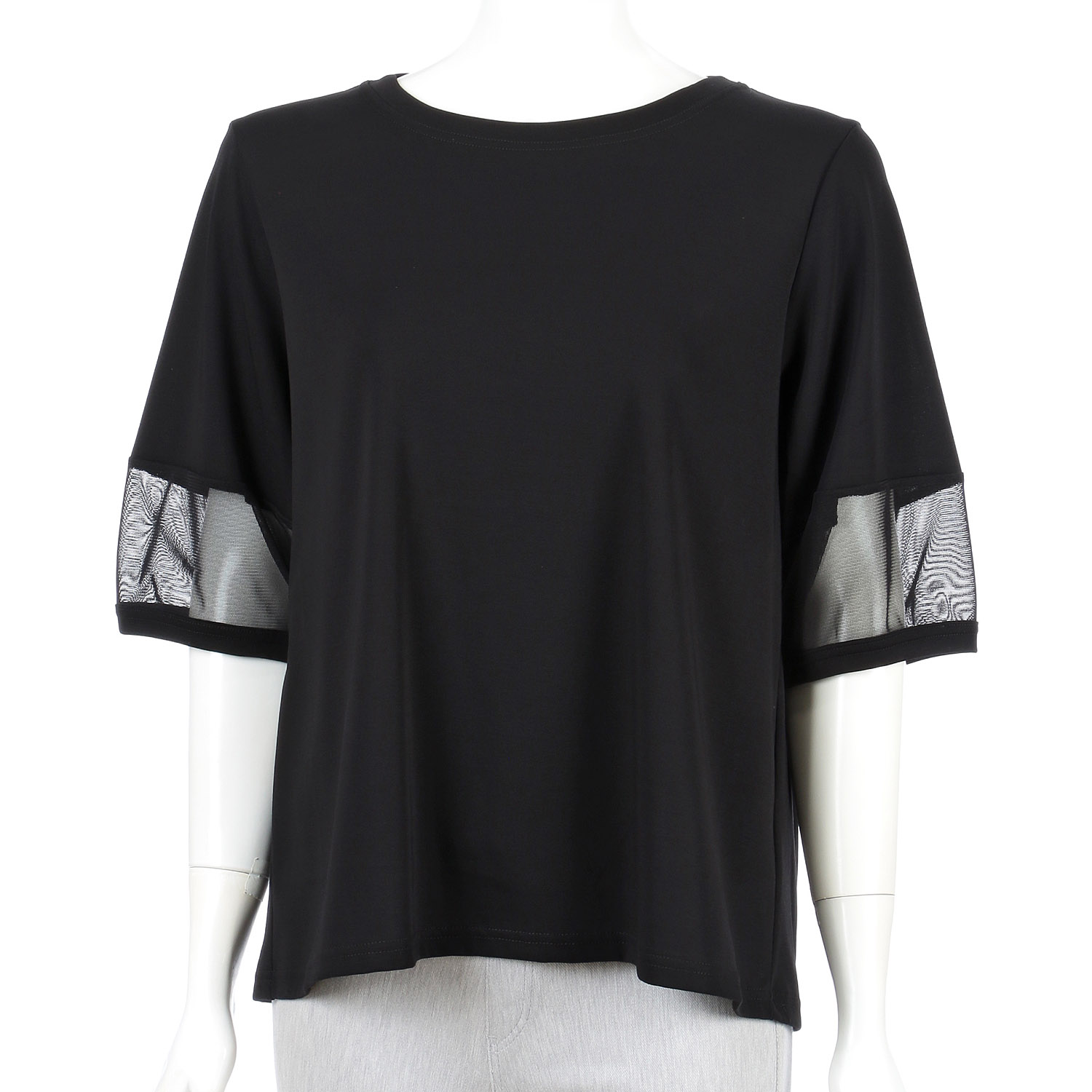 アトリエ雅 異素材配色カットソープルオーバー - 画像10