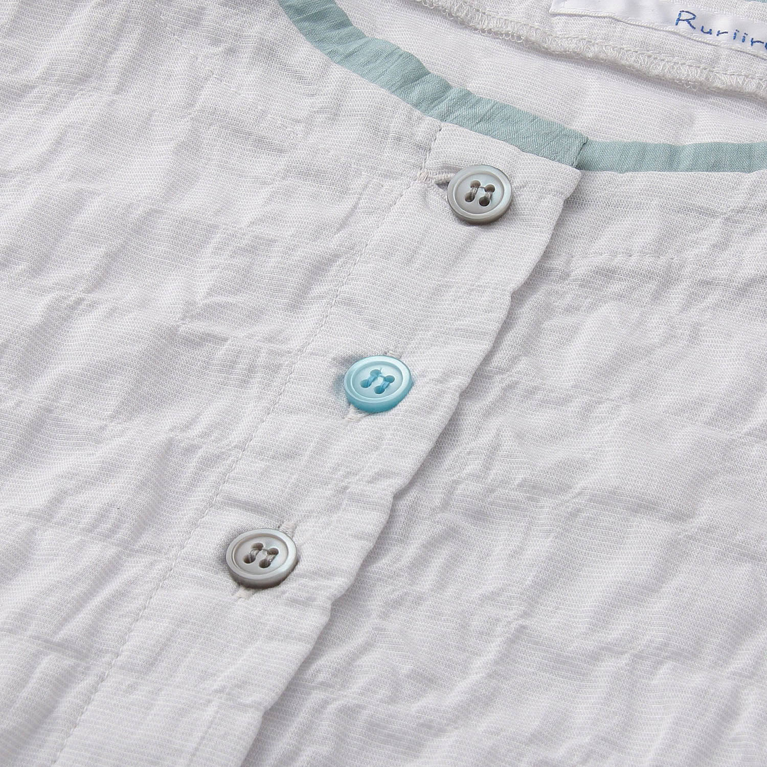 アトリエ雅 異素材配色ブラウス - 画像5