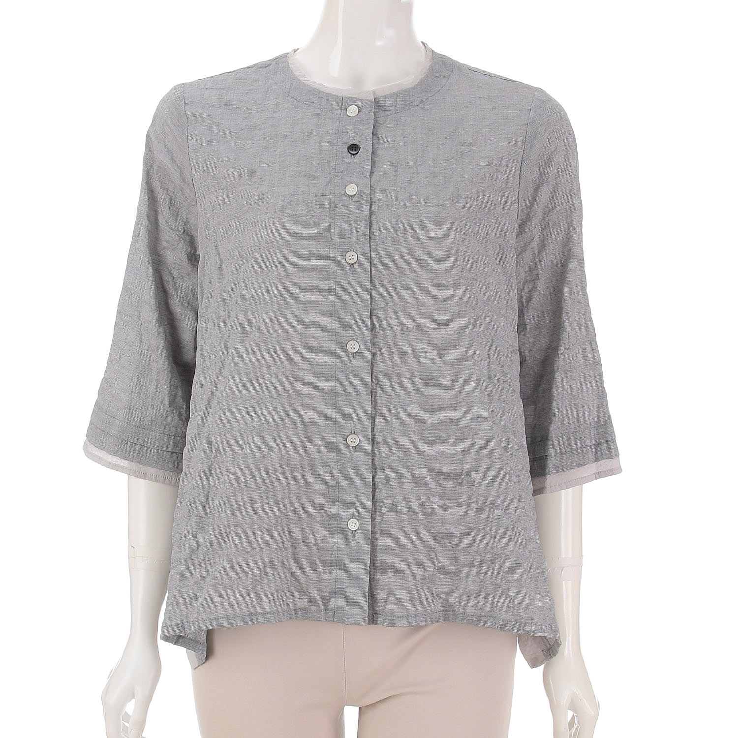 アトリエ雅 異素材配色ブラウス