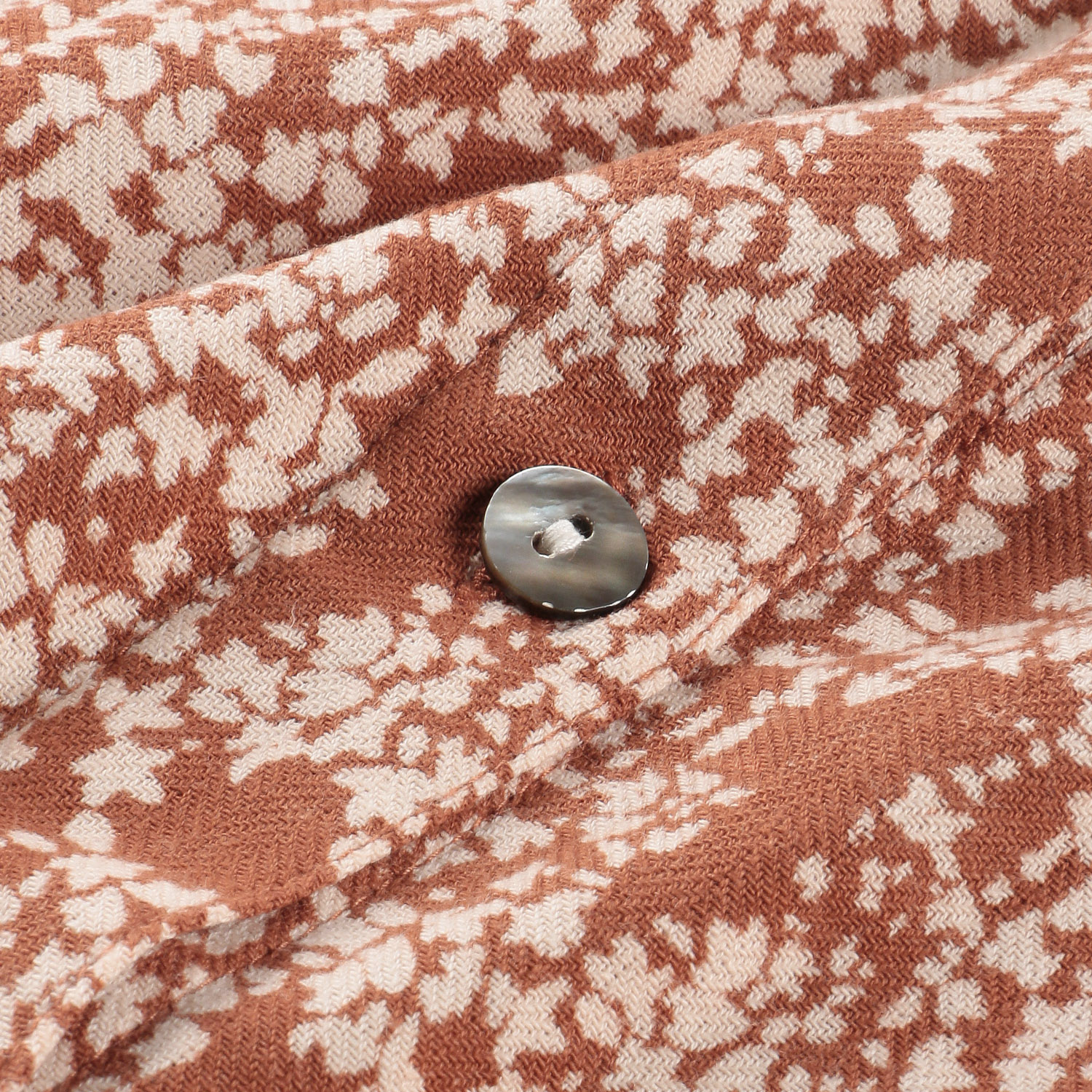 インディゴ こもれびプリントブラウス - 画像6